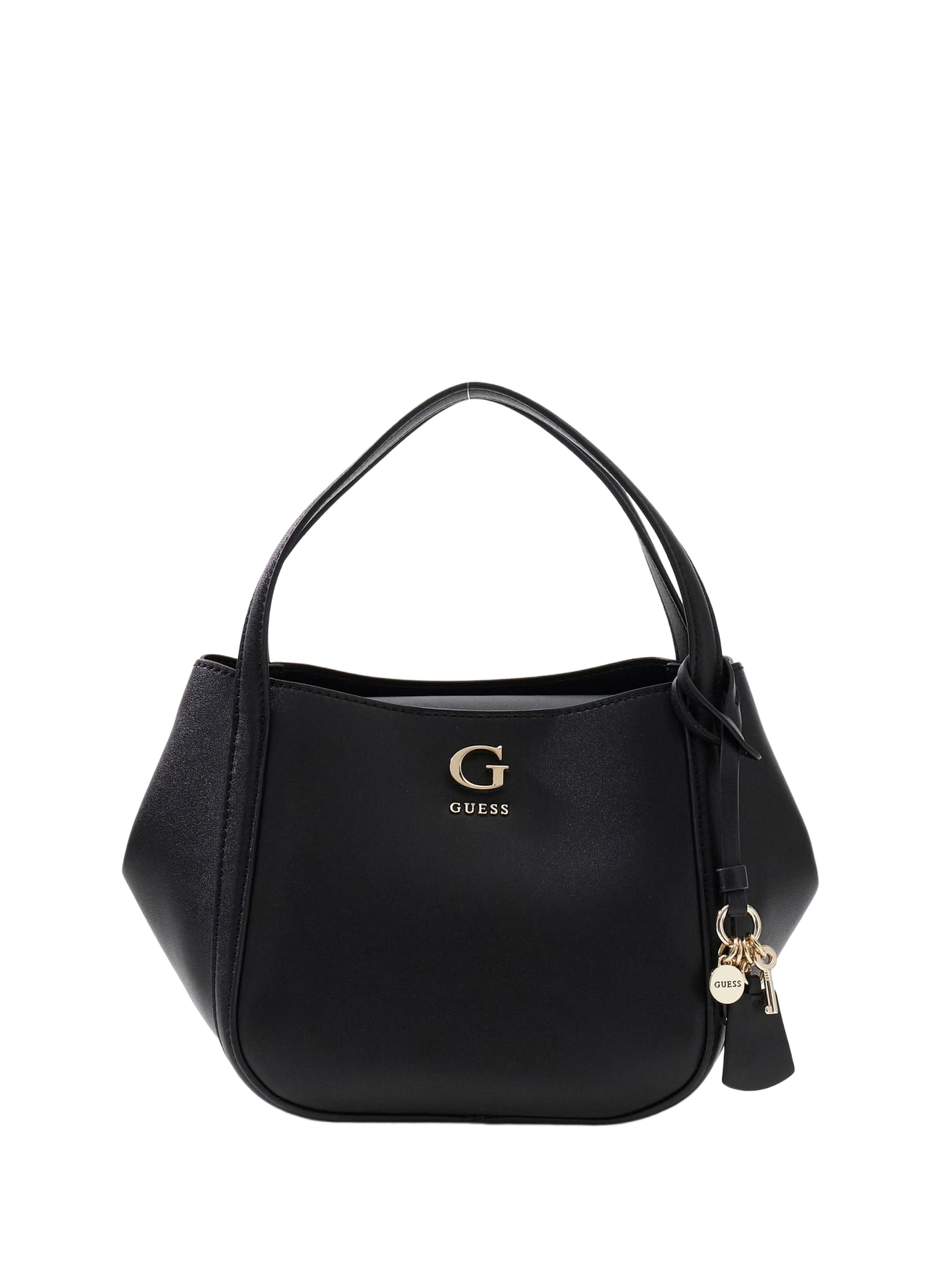 Sac à main uni Coleen GUESS Noir