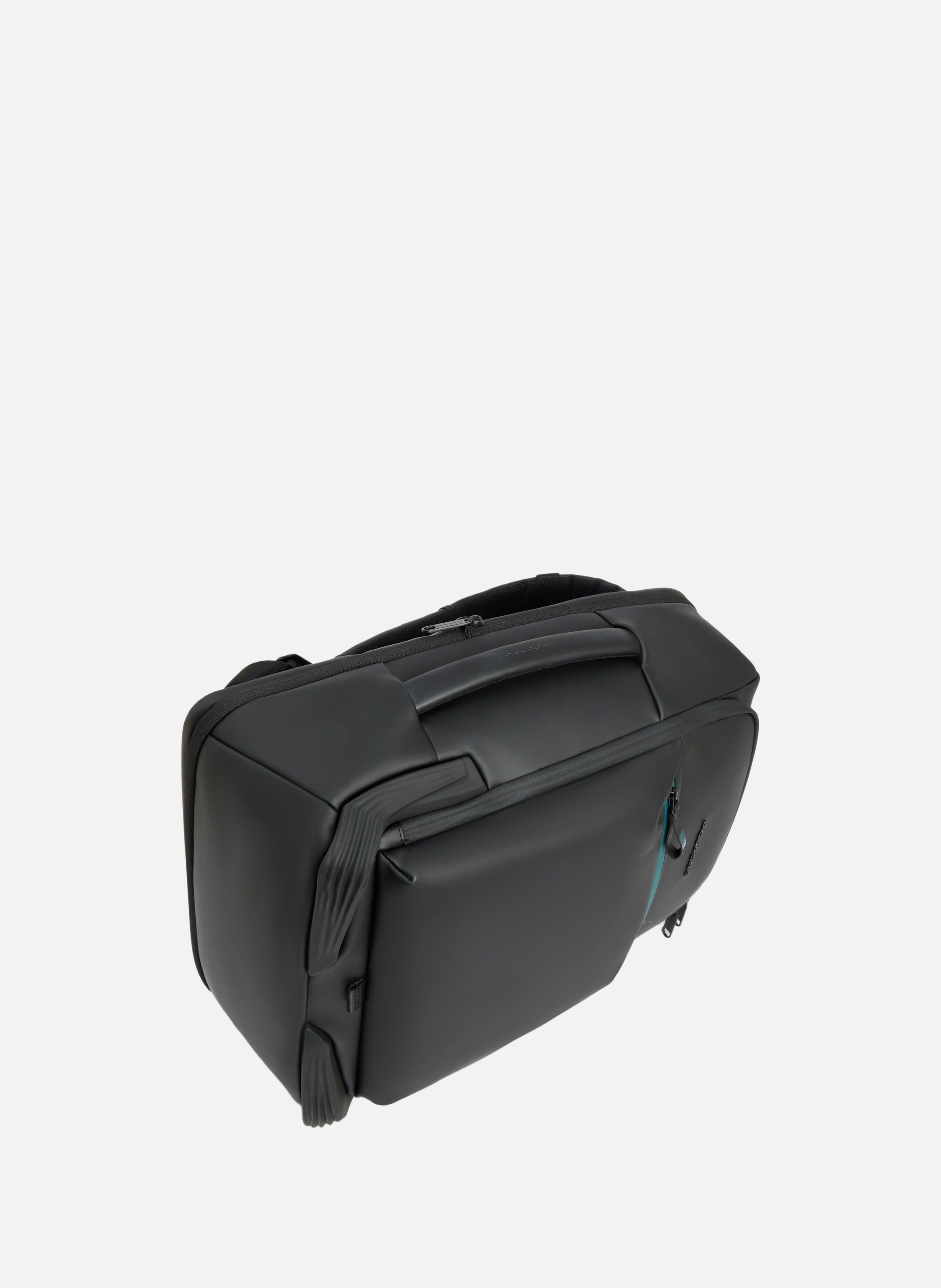 Waterafstotende reisrugzak voor laptop PIQUADRO Zwart