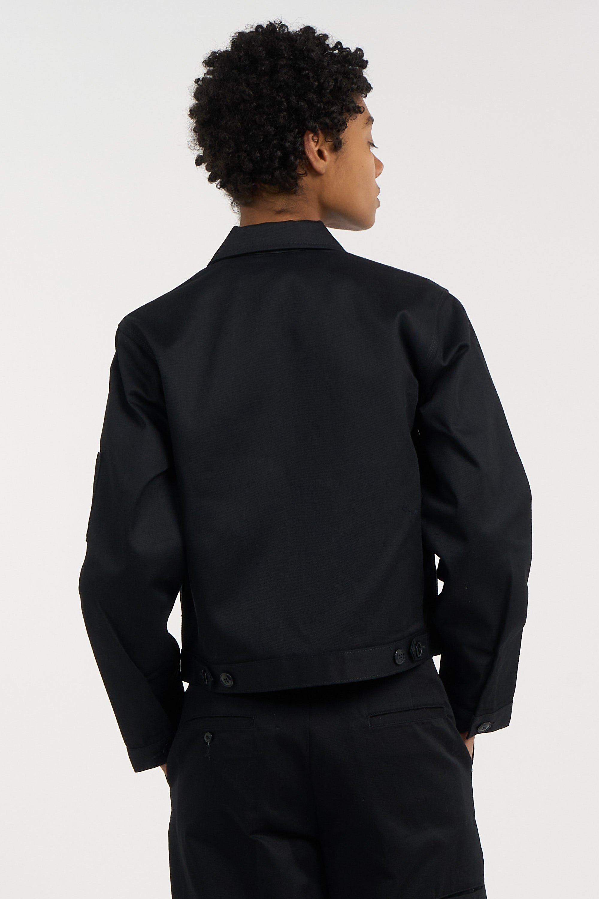 Veste unlined cropped eisenhower jacket DICKIES Noir