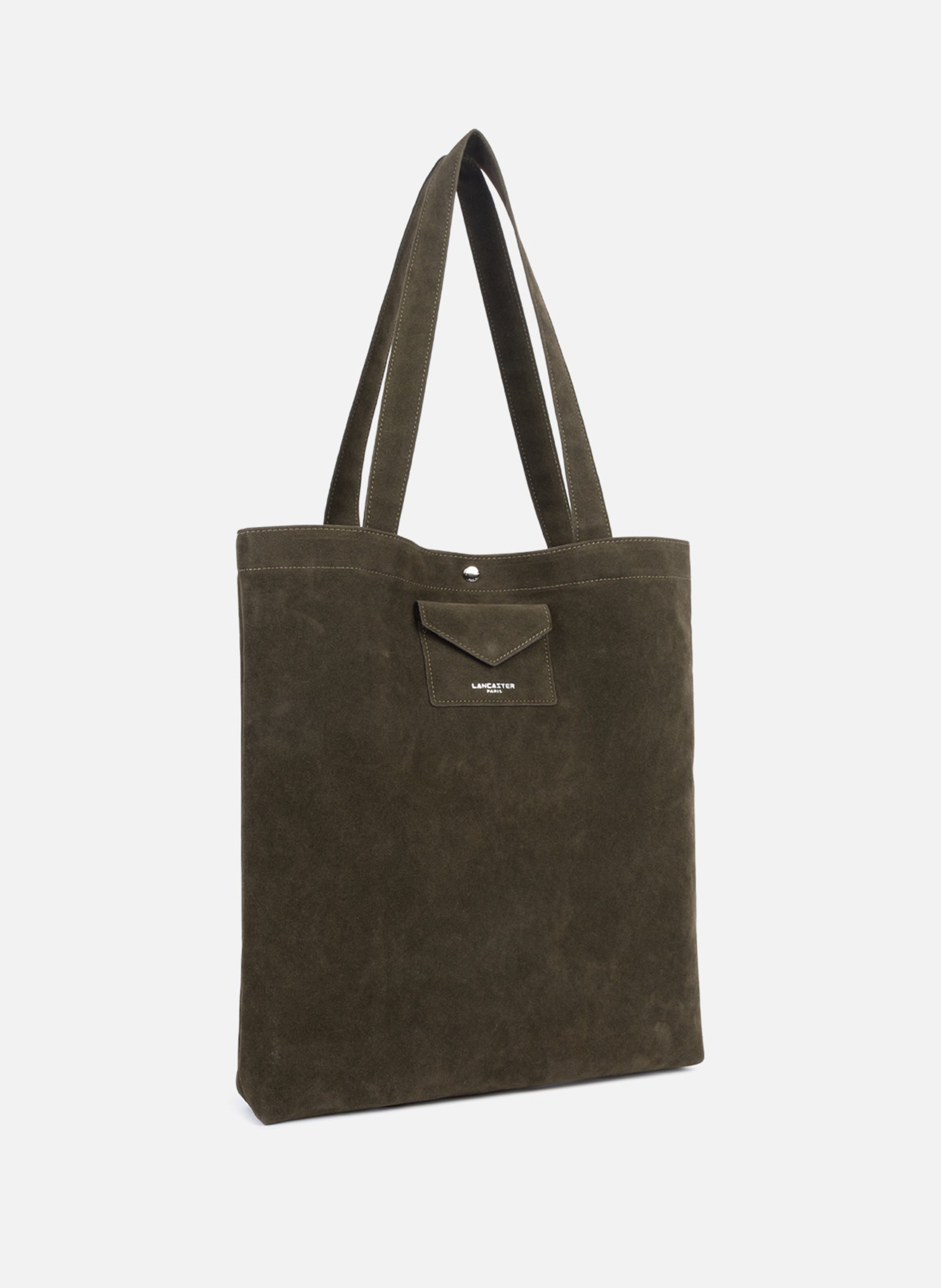 Sac cabas épaule - suédine kba LANCASTER Kaki