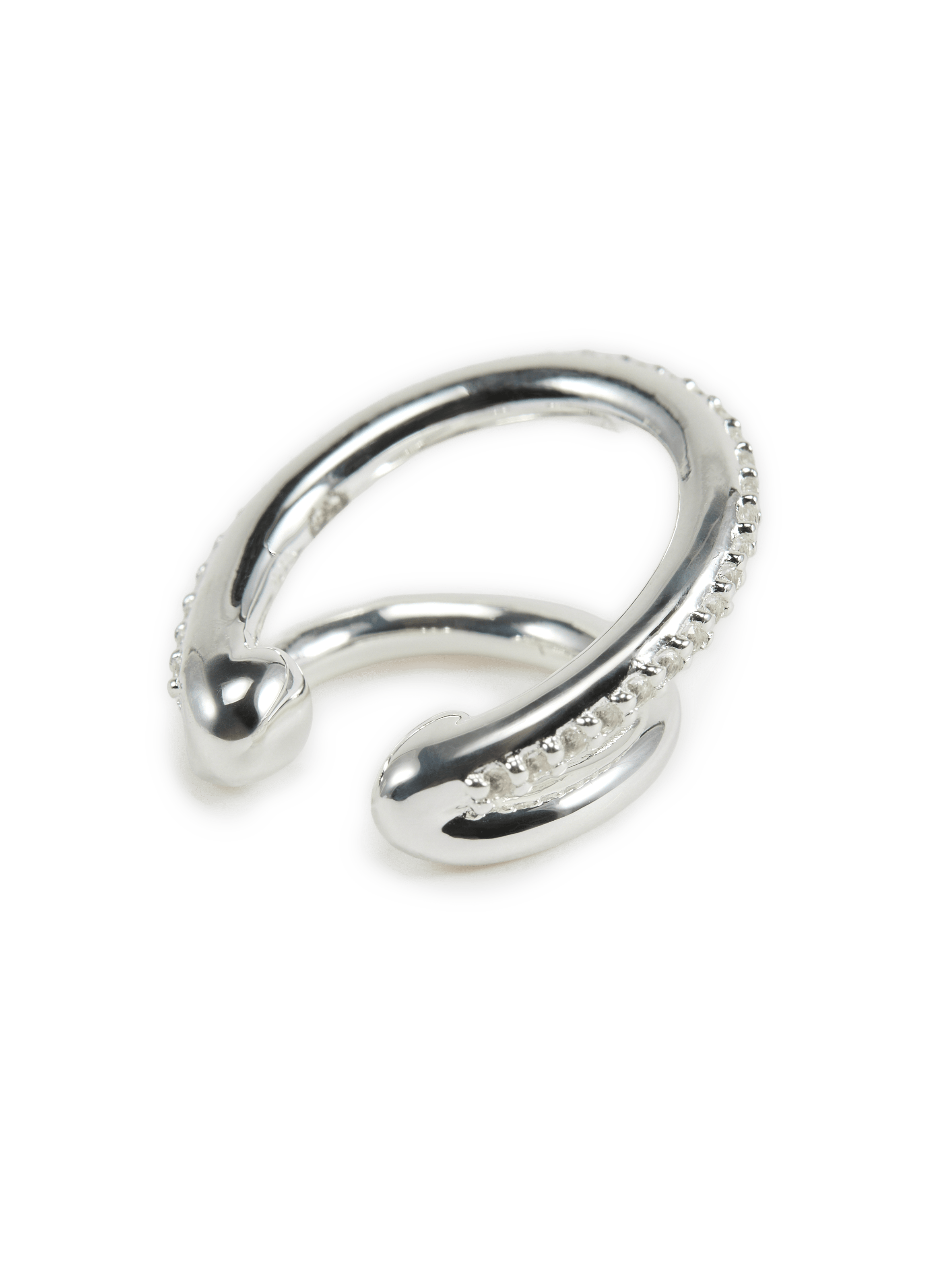Ear cuff rings OTIUMBERG Silver