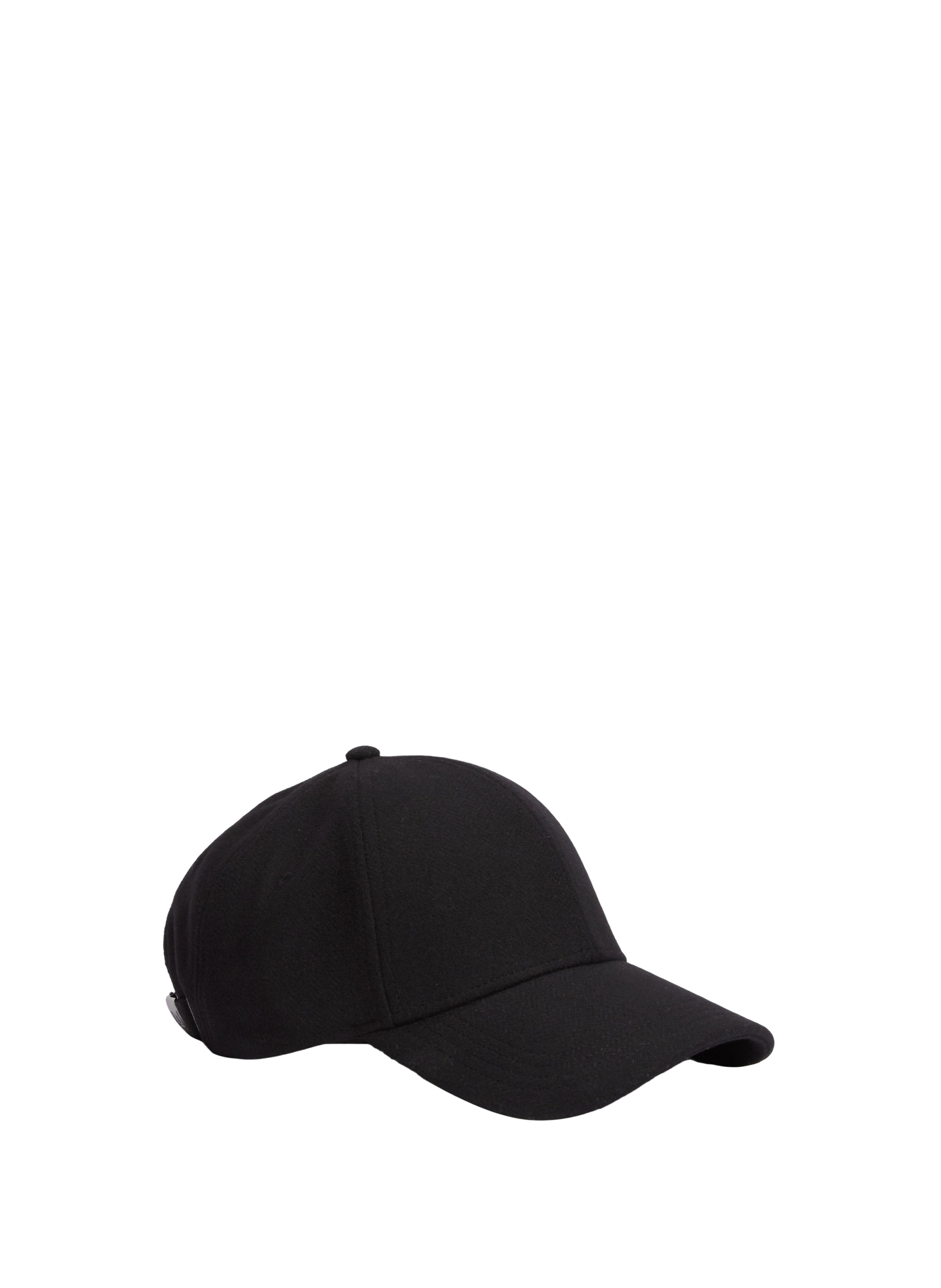 Wool-blend baseball cap TOMMY HILFIGER Black