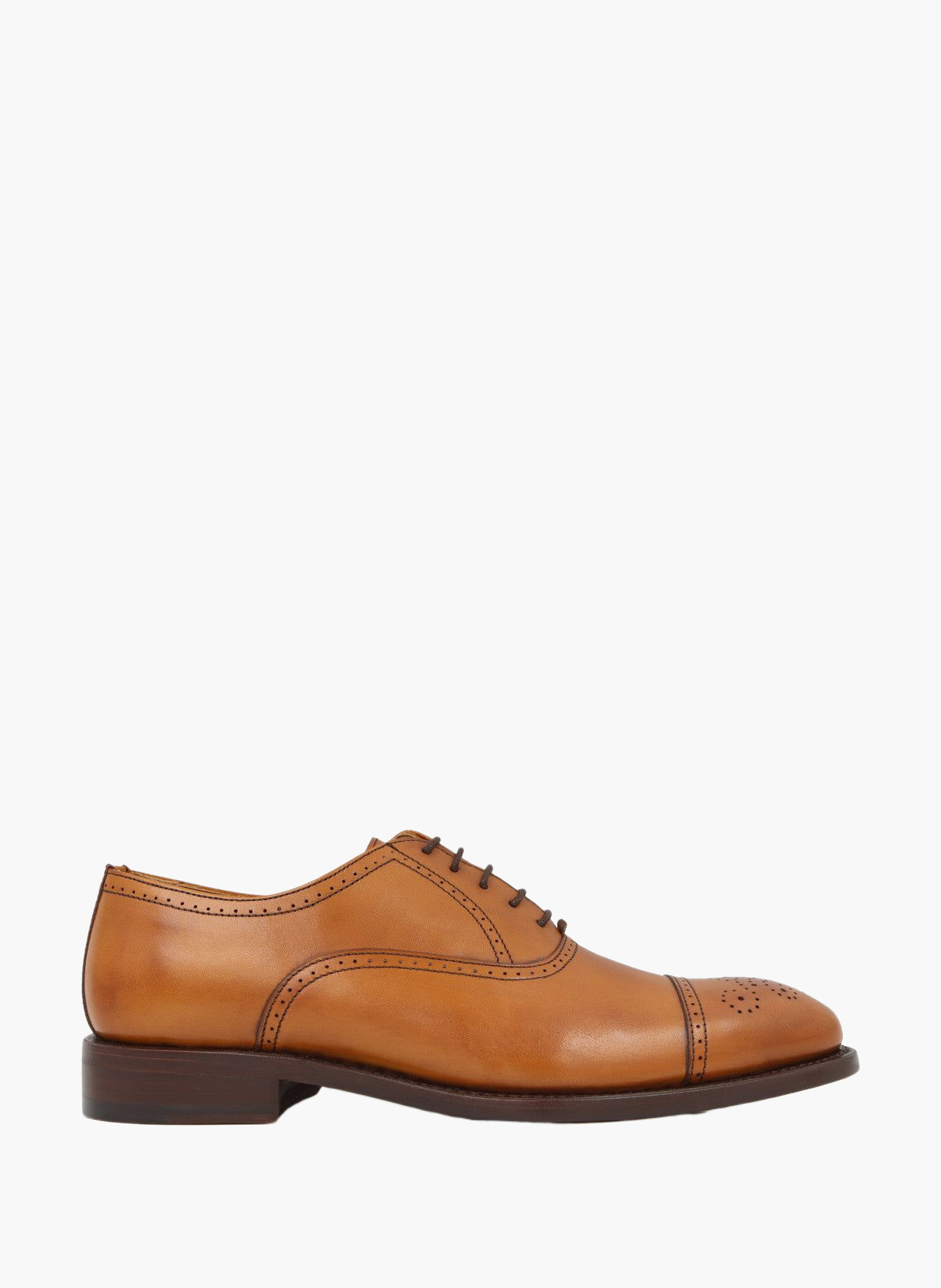 Richelieu cuir diplomat FINSBURY Marron