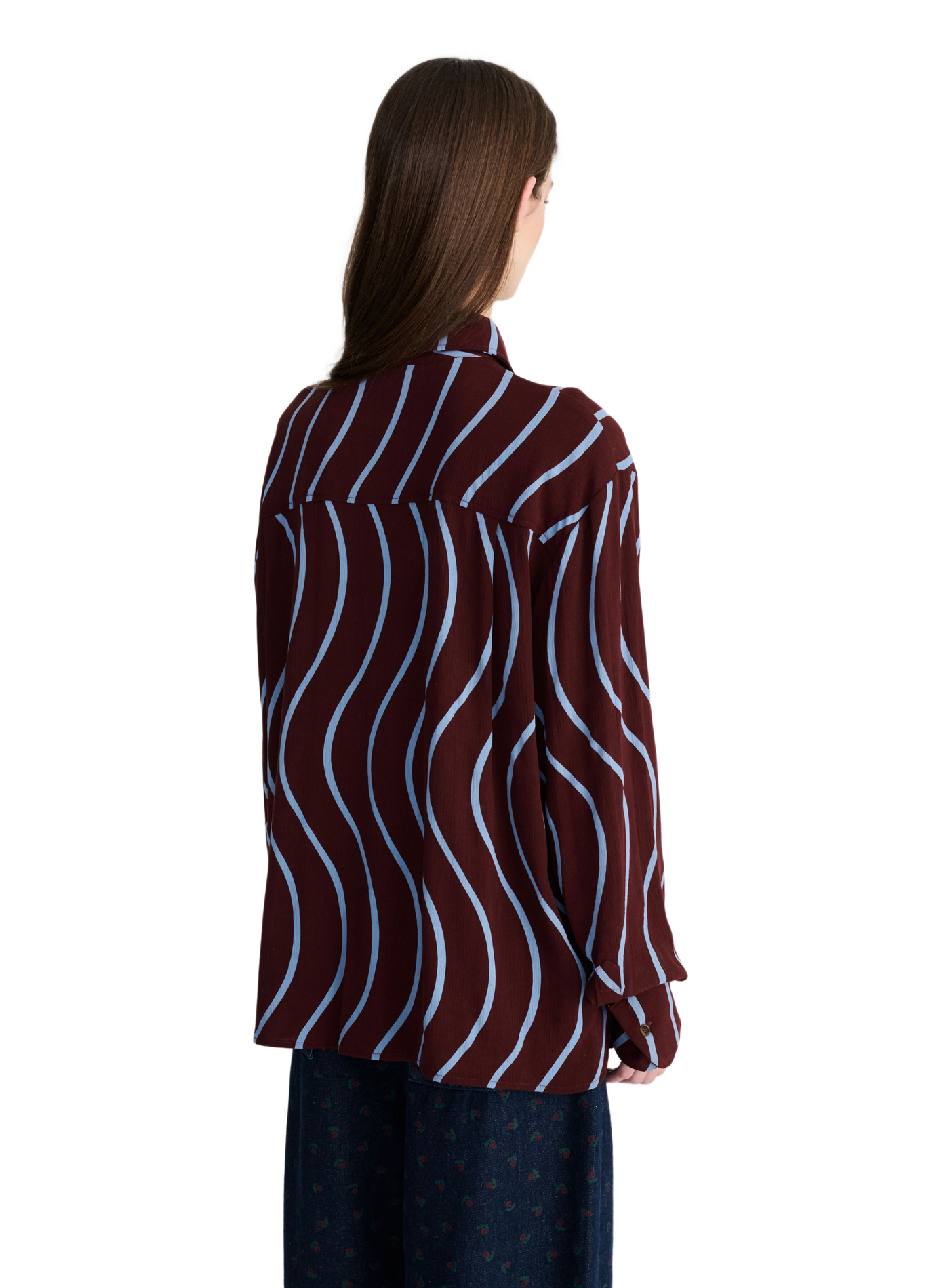 Printed fluid straight shirt BOBO CHOSES Red
