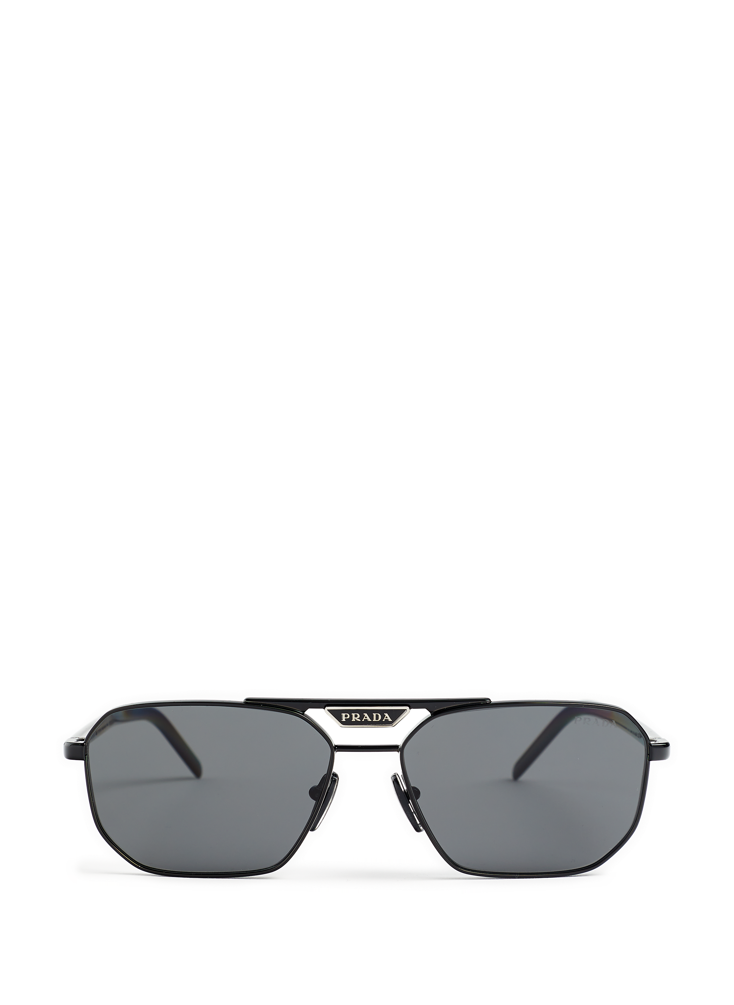 PRADA Lunettes de soleil carrées Noir