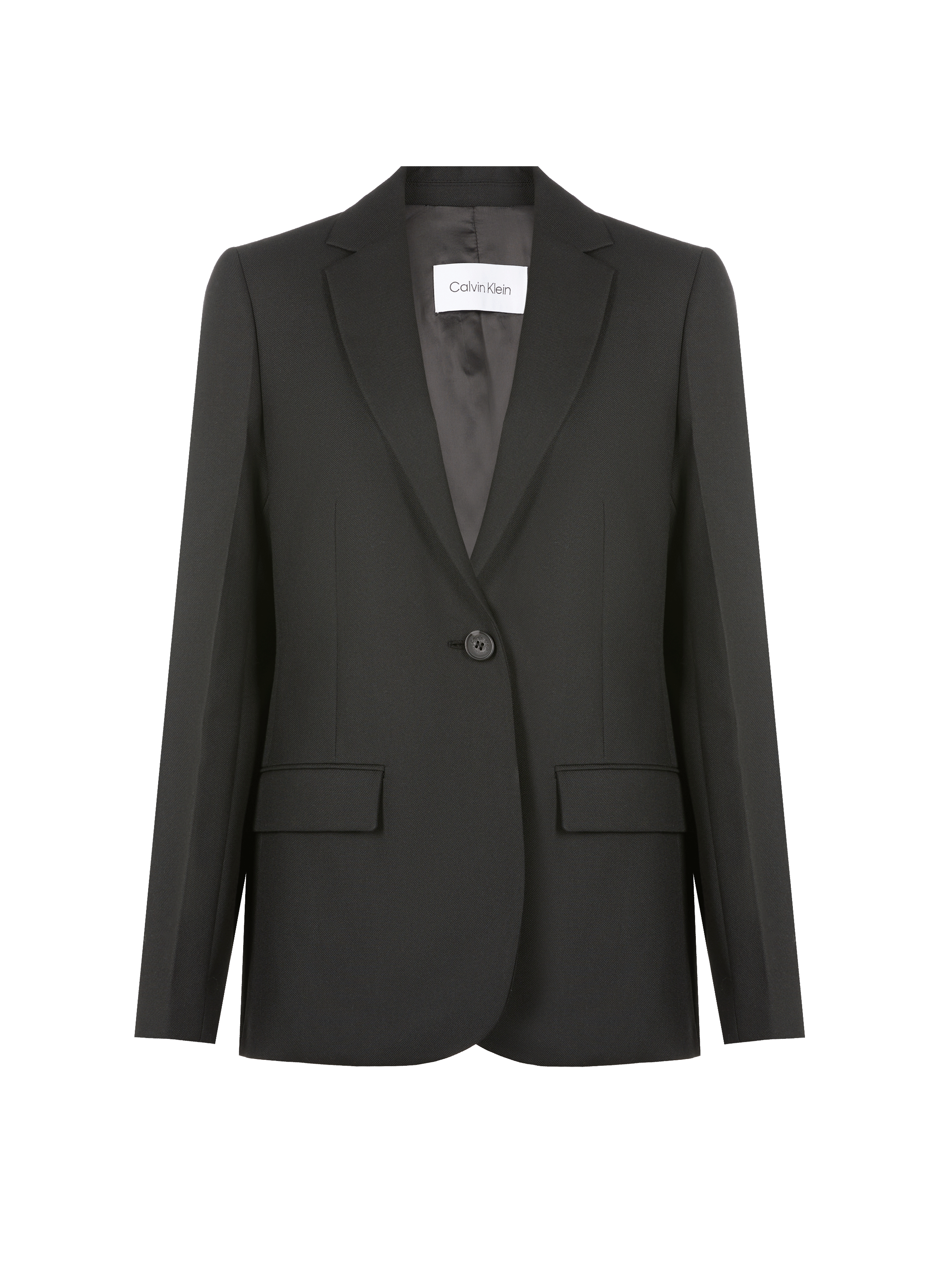 Veste tailleur en polyester recyclé mélangé