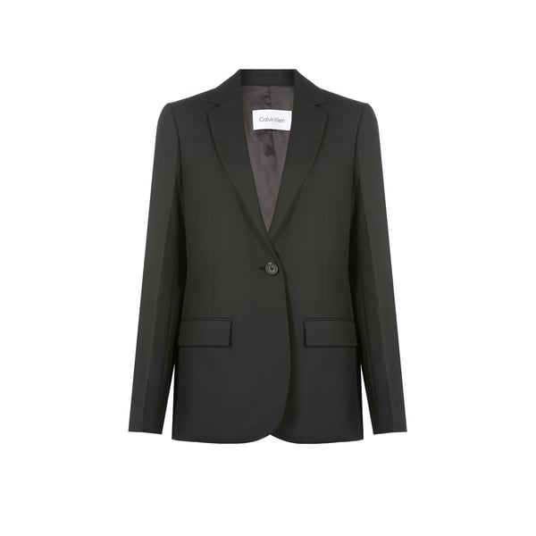 Veste tailleur en polyester recyclé mélangé