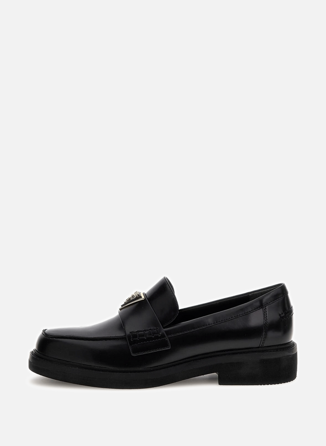 Loafers with GUESS logo plaque