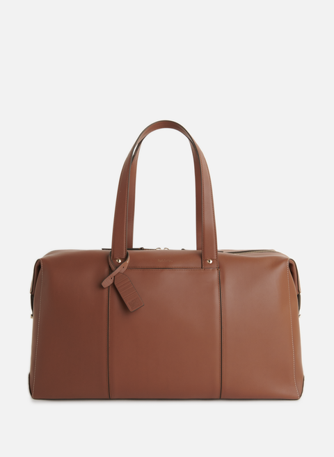 Brown leather travel bagPAUL SMITH 