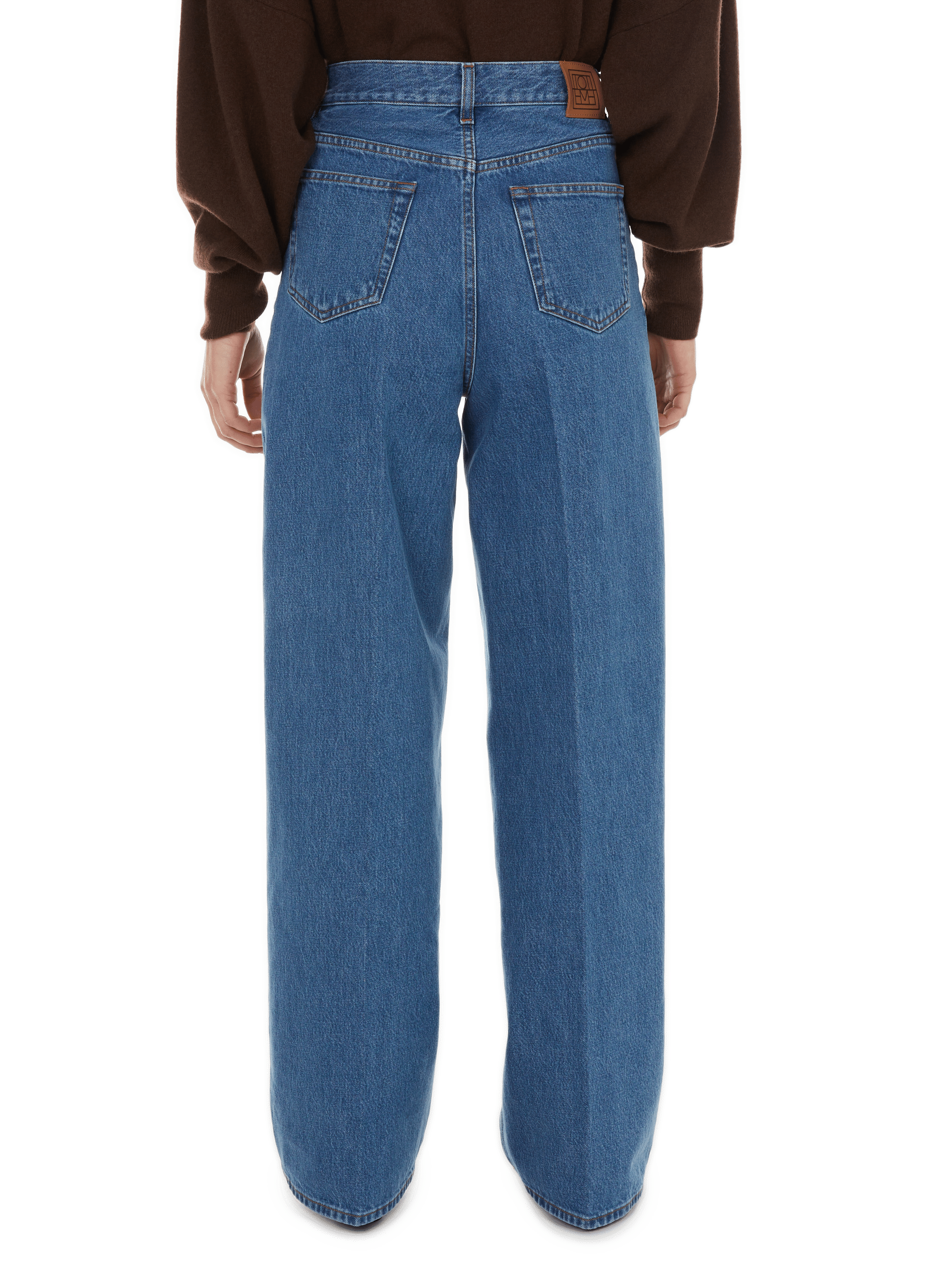 Wide cotton jeans TOTEME Blue