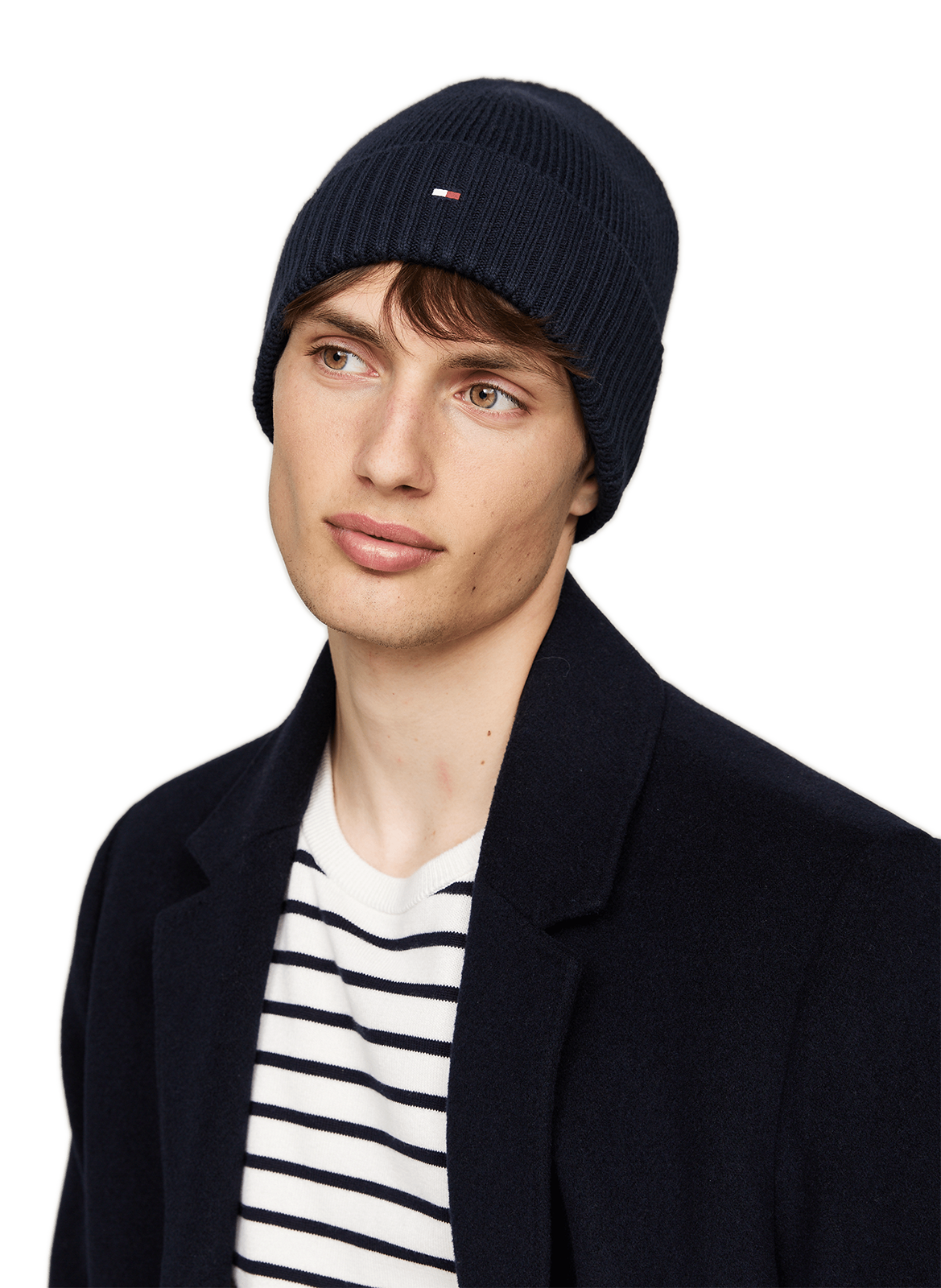 Cotton beanie TOMMY HILFIGER Blue