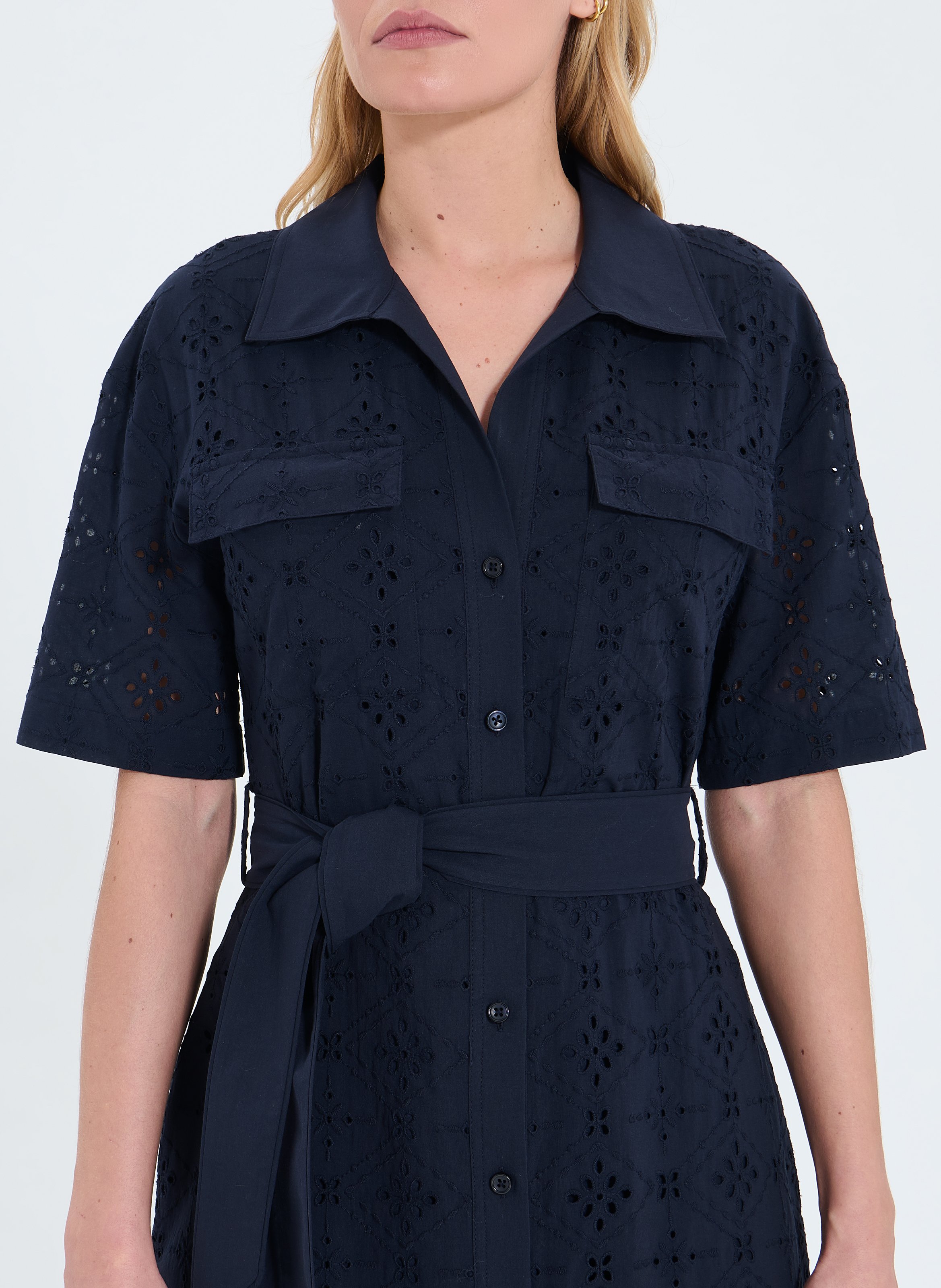 Robe nocturne cintrée - roma ZAPA Bleu