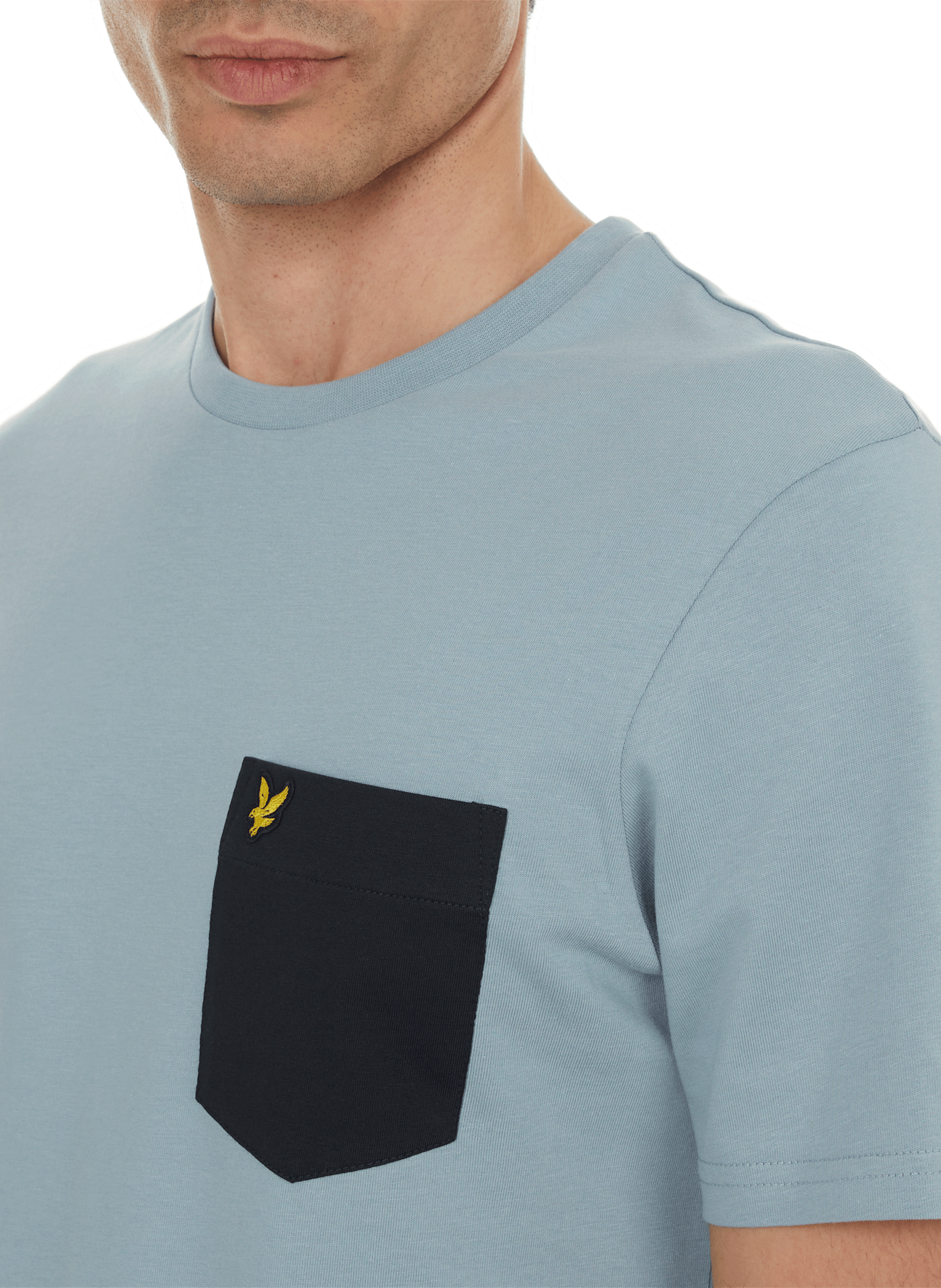 Cotton T-shirt LYLE & SCOTT Blue