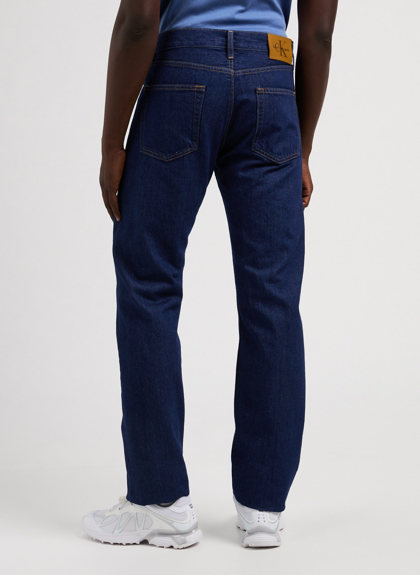 Straight cotton jeans CALVIN KLEIN Blue