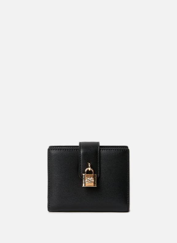 Portefeuille en cuir Noir by KARL LAGERFELD KARL LAGERFELD Portefeuille en cuir Noir