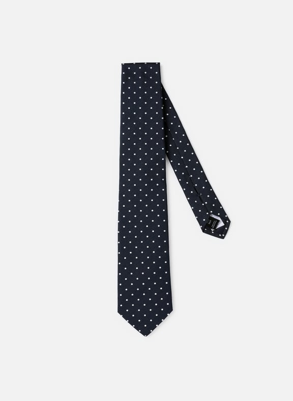 Silk polka dot scarf Blue by AU PRINTEMPS PARIS AU PRINTEMPS PARIS Silk polka dot scarf Blue