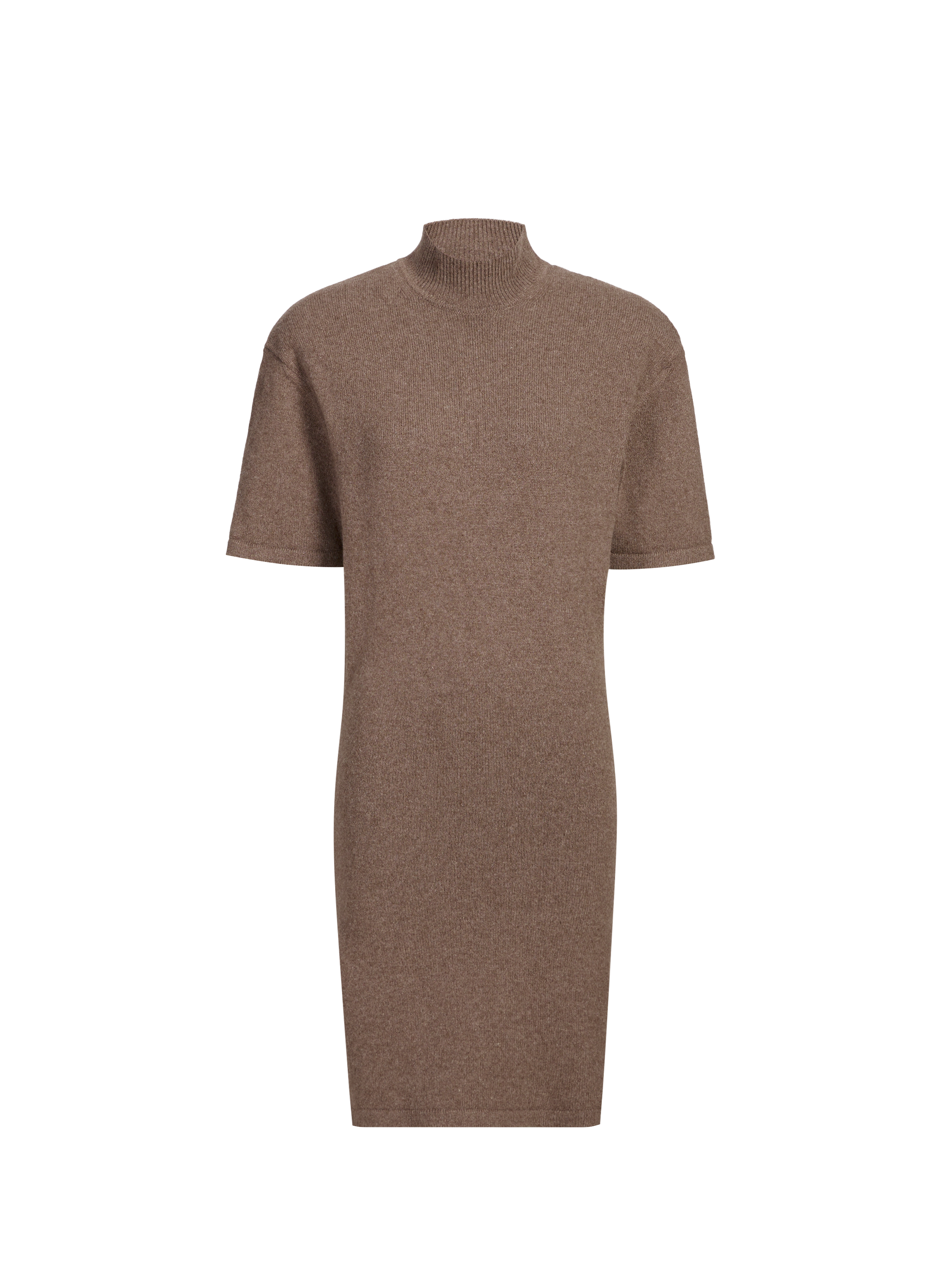 Robe midi en laine et cachemire JACQUEMUS Marron