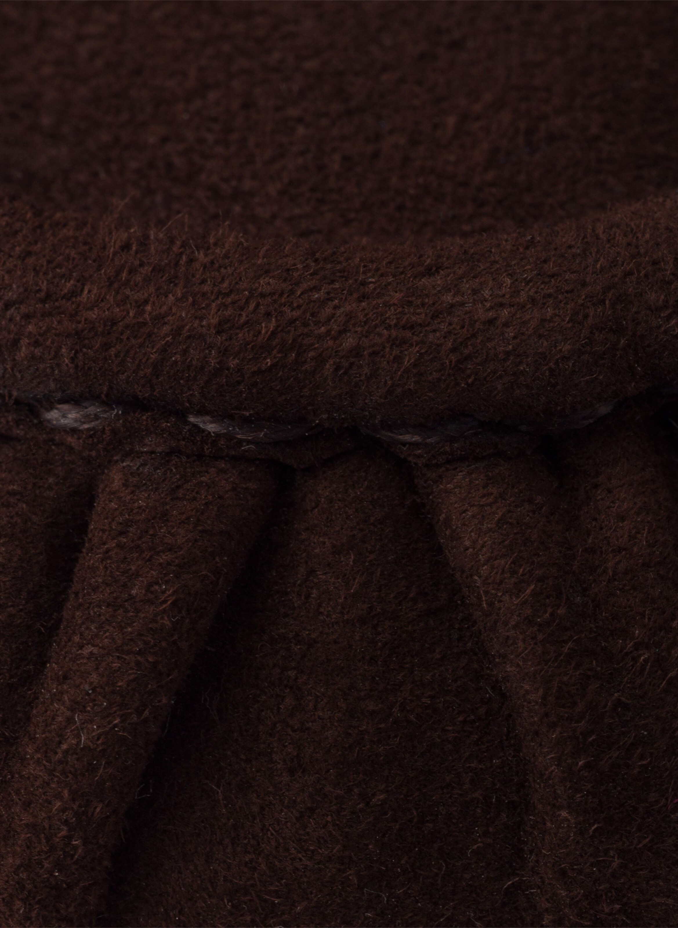 Mocassins en veau velours PRADA Marron