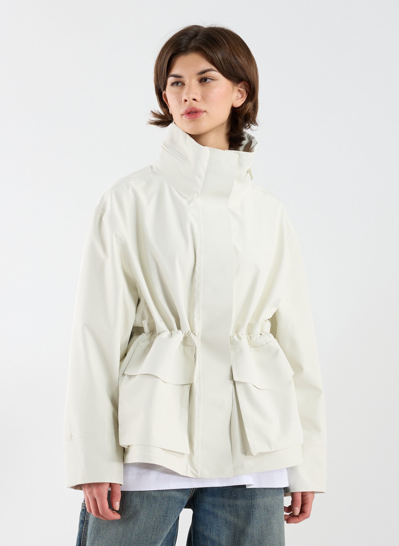 GERTRUDE ET GASTON Parka technique Kamala Beige