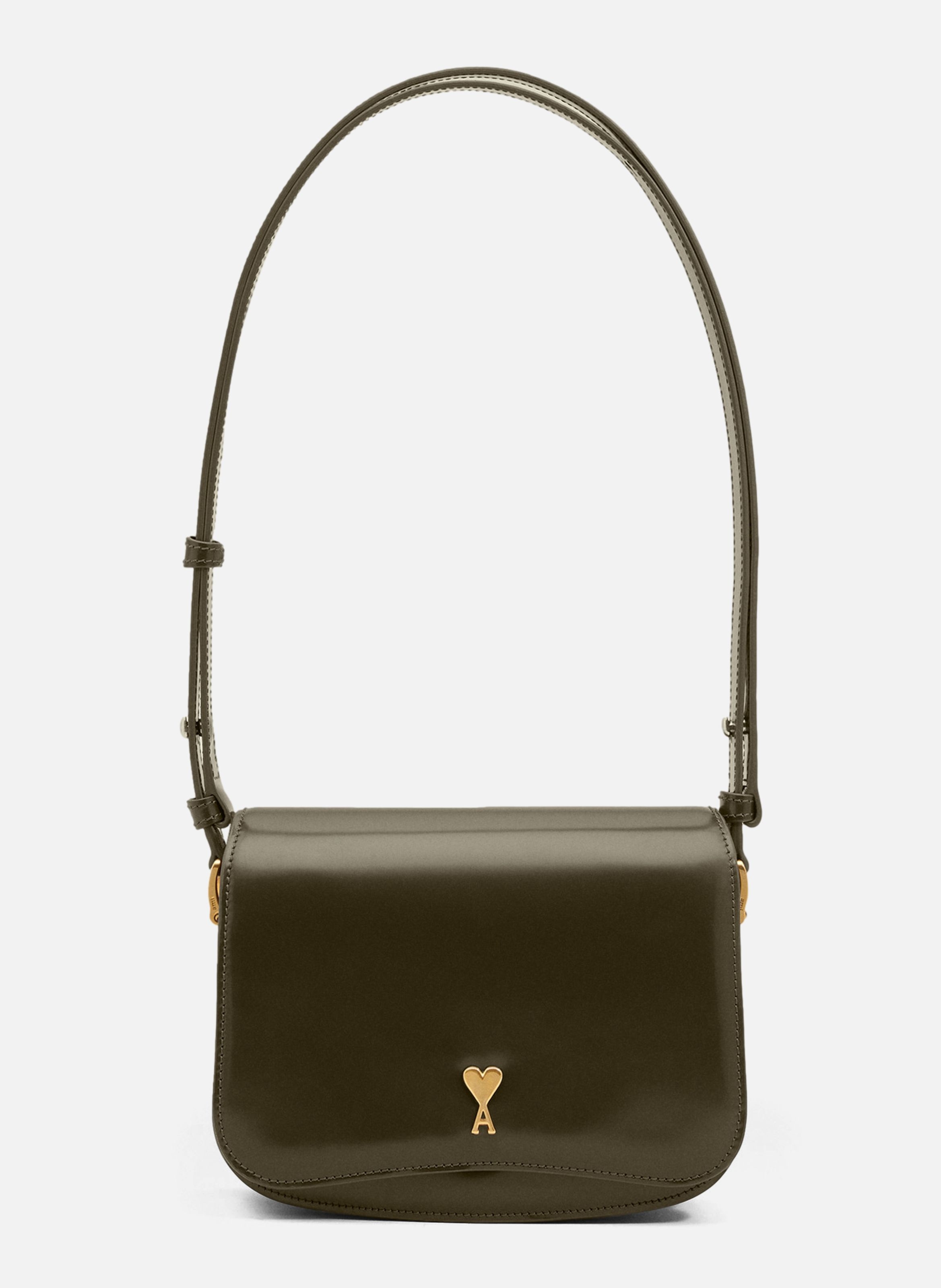 Sac Paris Paris En Cuir Glacé unisexe AMI PARIS Vert