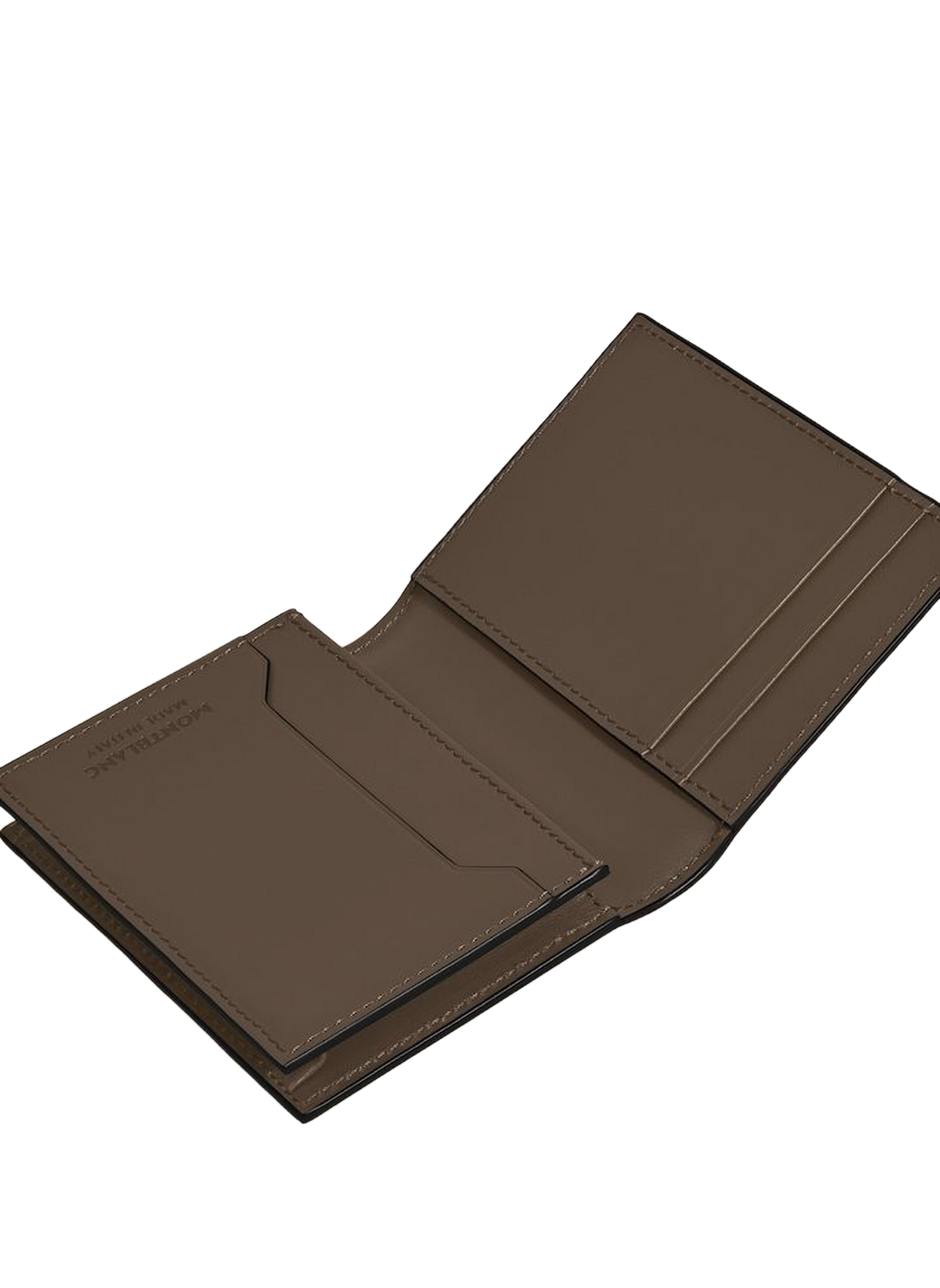 Multi-compartment leather wallet MONTBLANC Brown