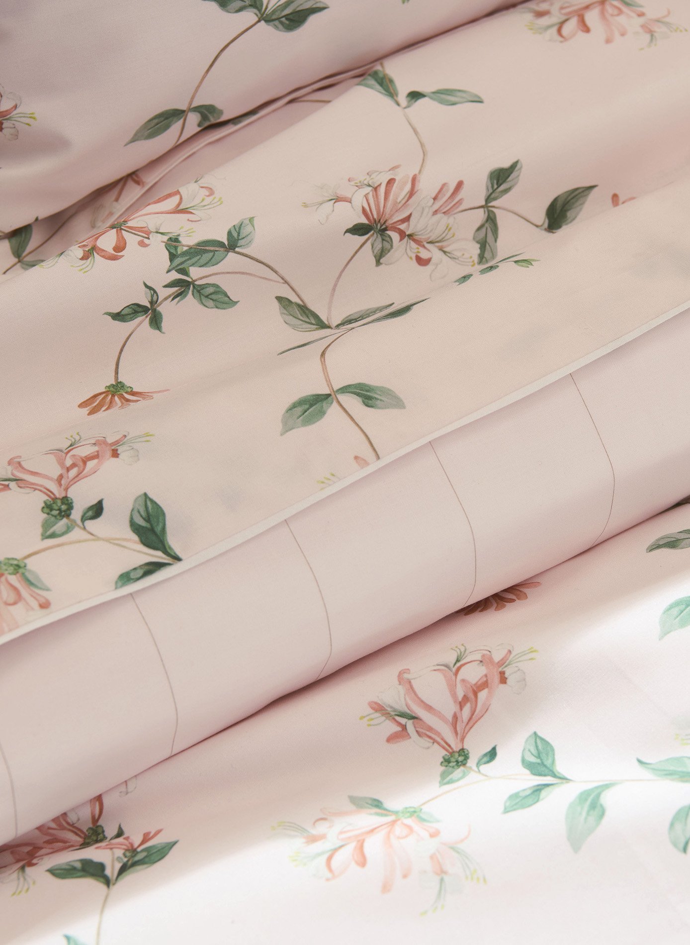 Drap plat nature ANNE DE SOLENE Rose