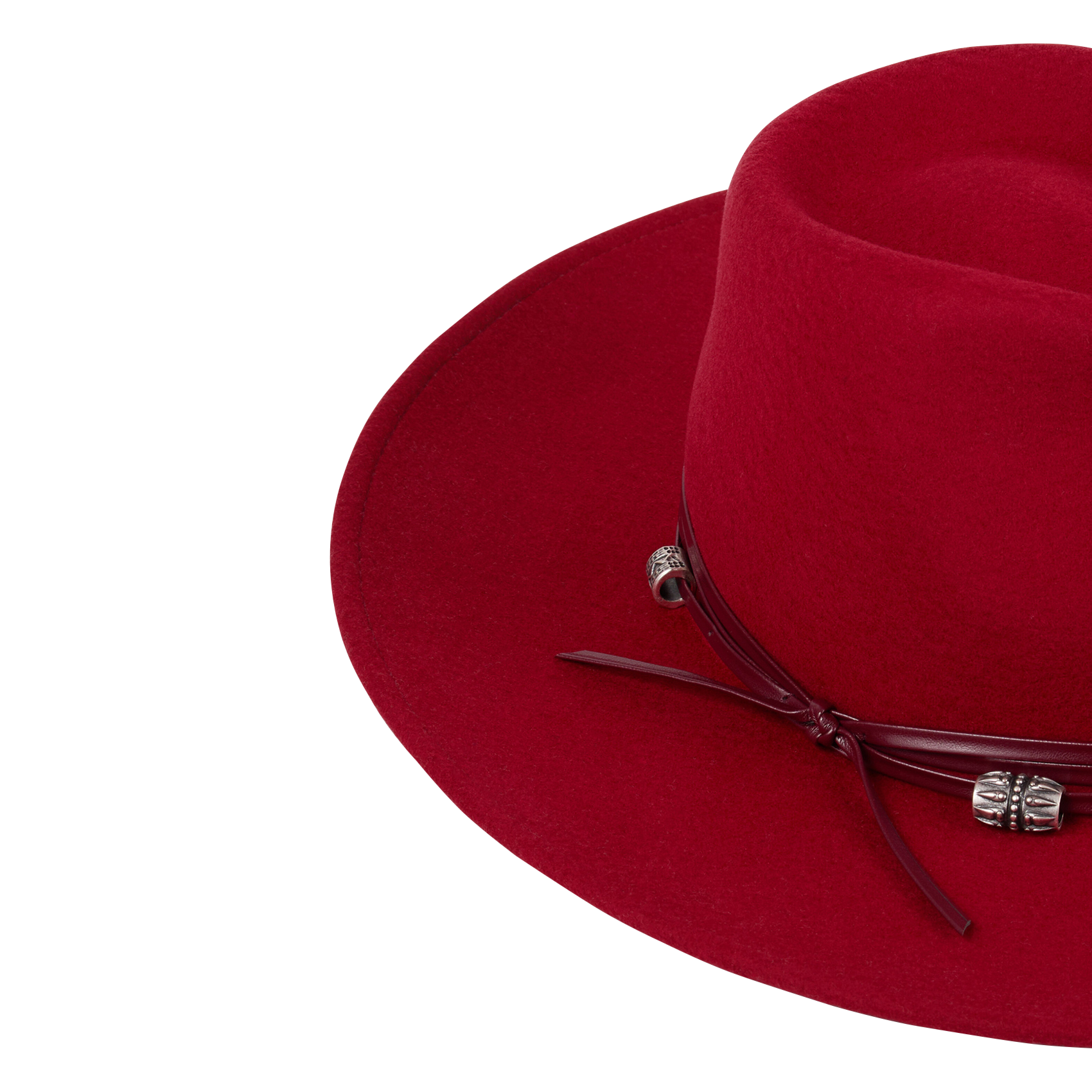 Chapeau en laine hernesto BA&SH Rouge