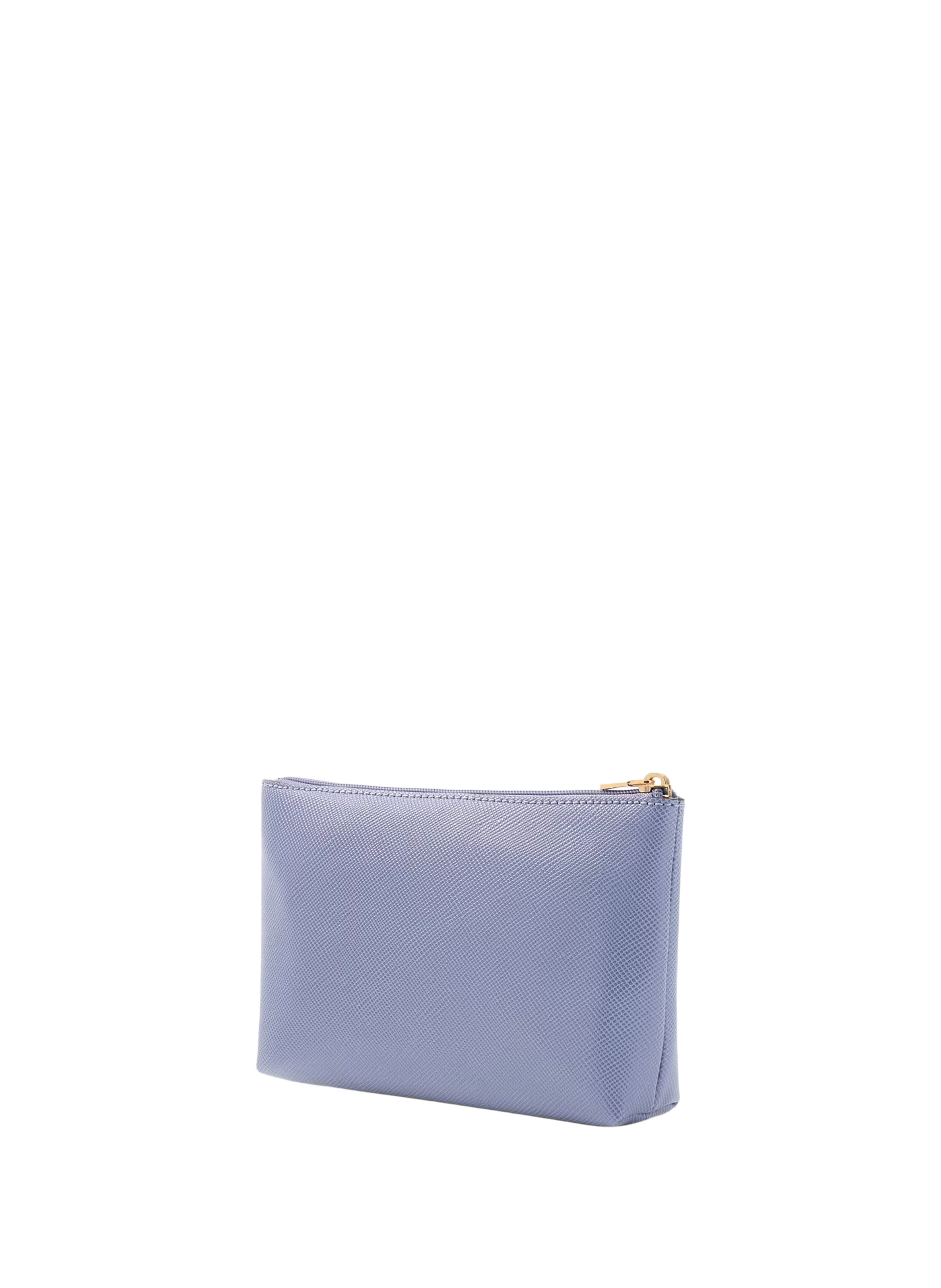 Pochette zip texturée à logo GUESS Bleu