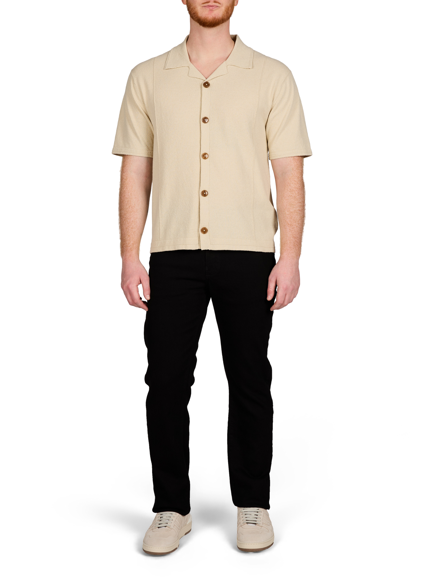 Cotton slim-fit jeans NOTIFY Black