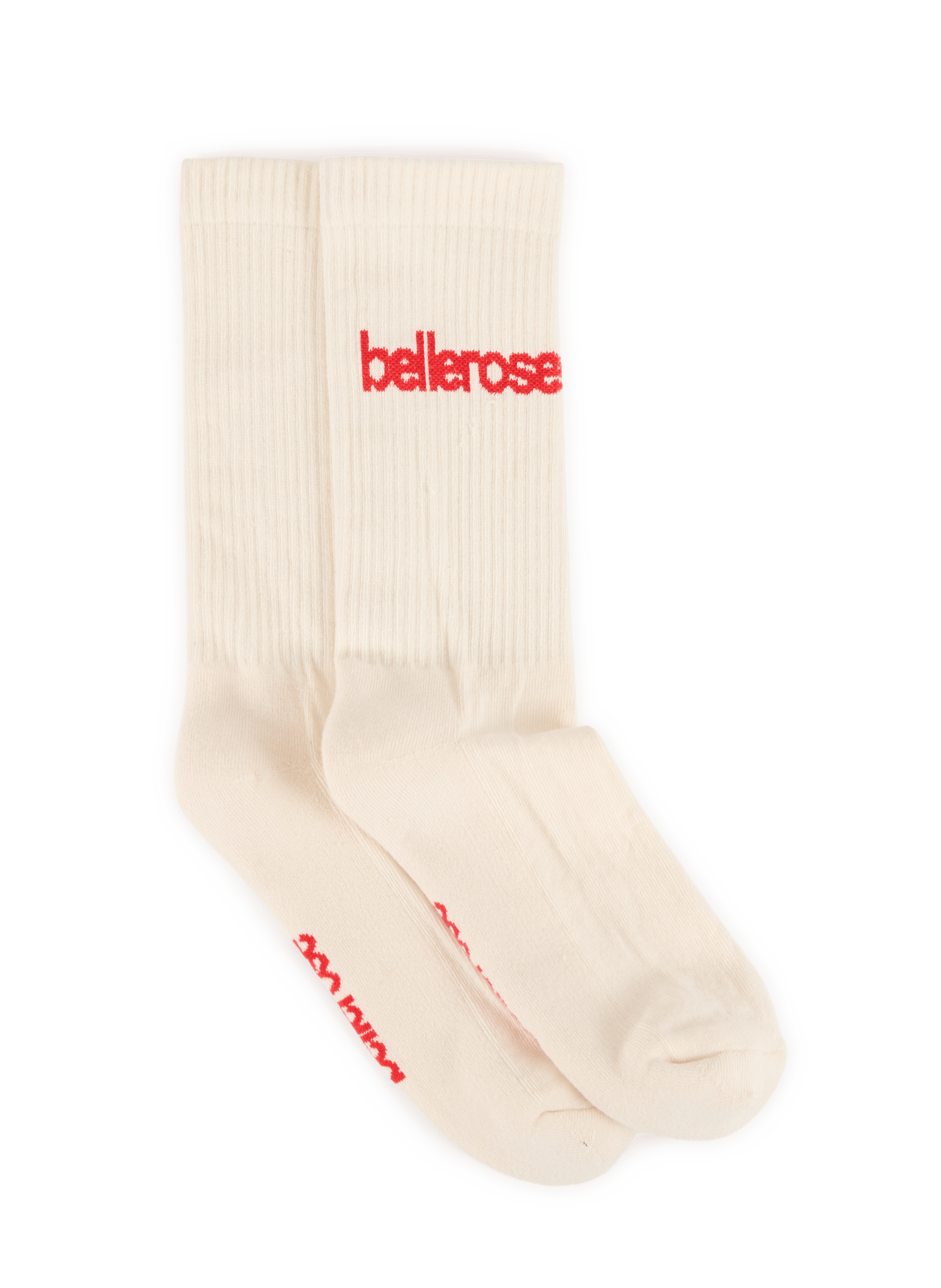 Chaussettes Vem côtelées en coton mélangé BELLEROSE Beige