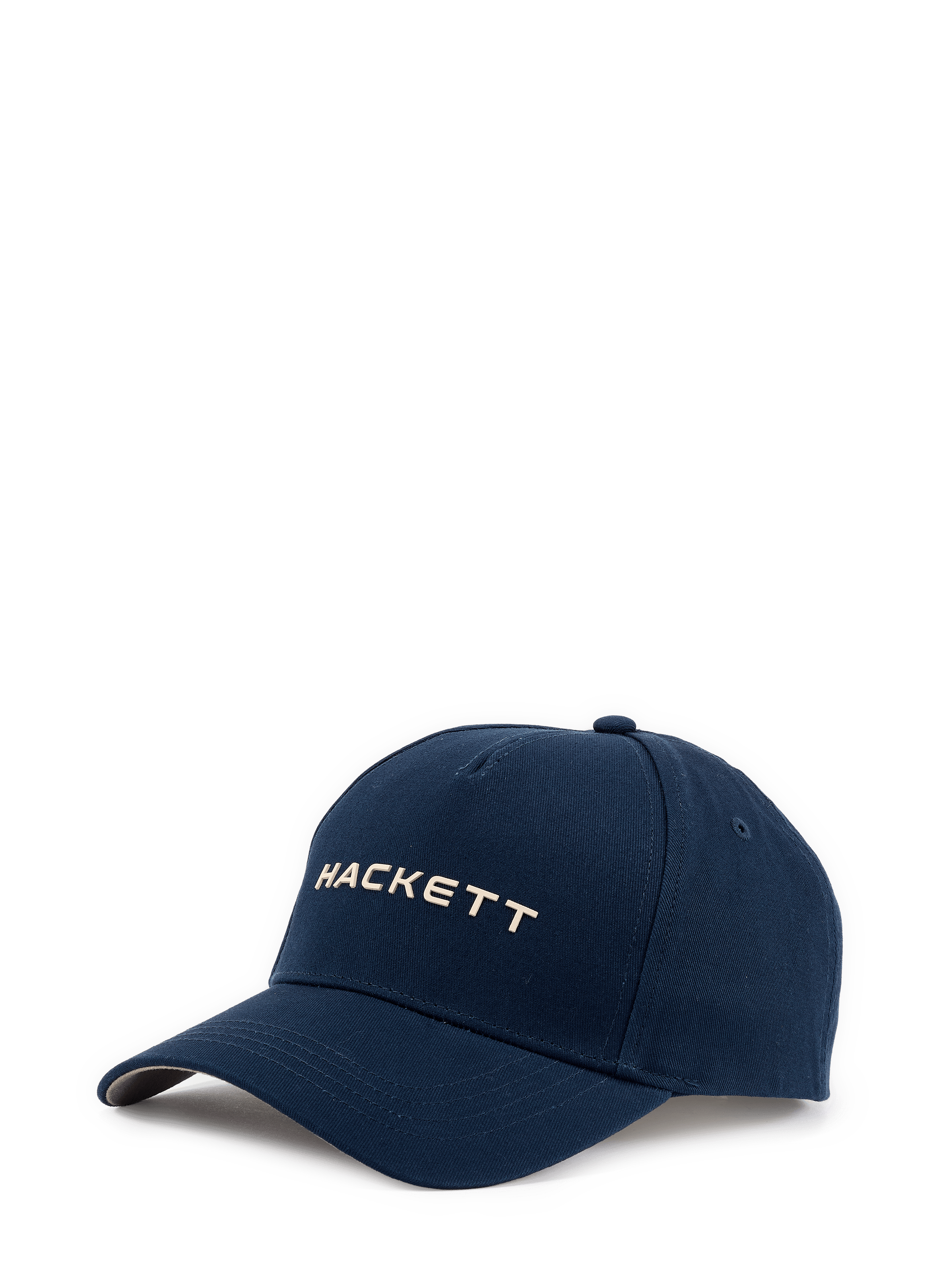 Cotton Logo Baseball Cap HACKETT Blue