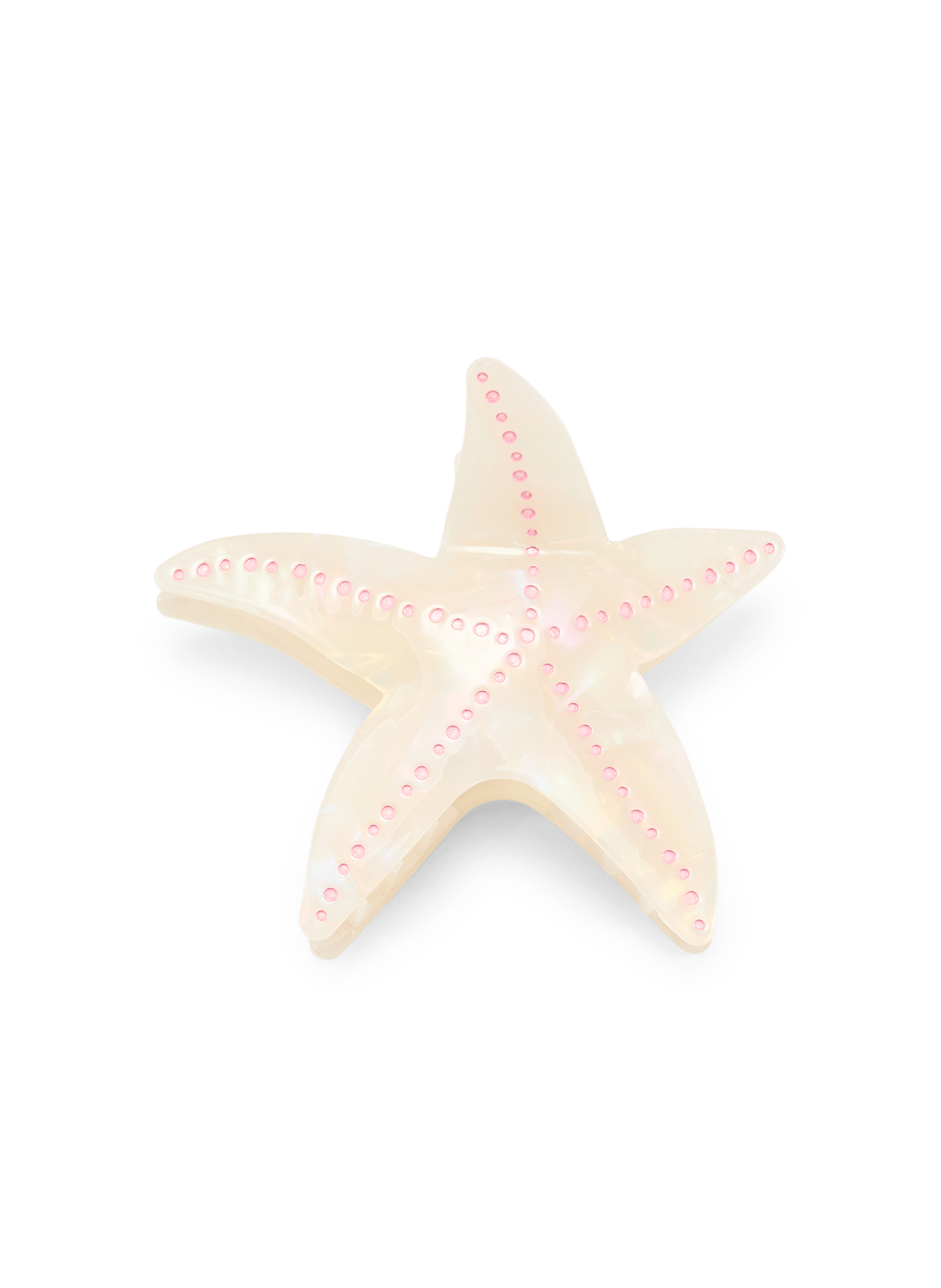 Starfish-shaped hair clip AU PRINTEMPS PARIS White