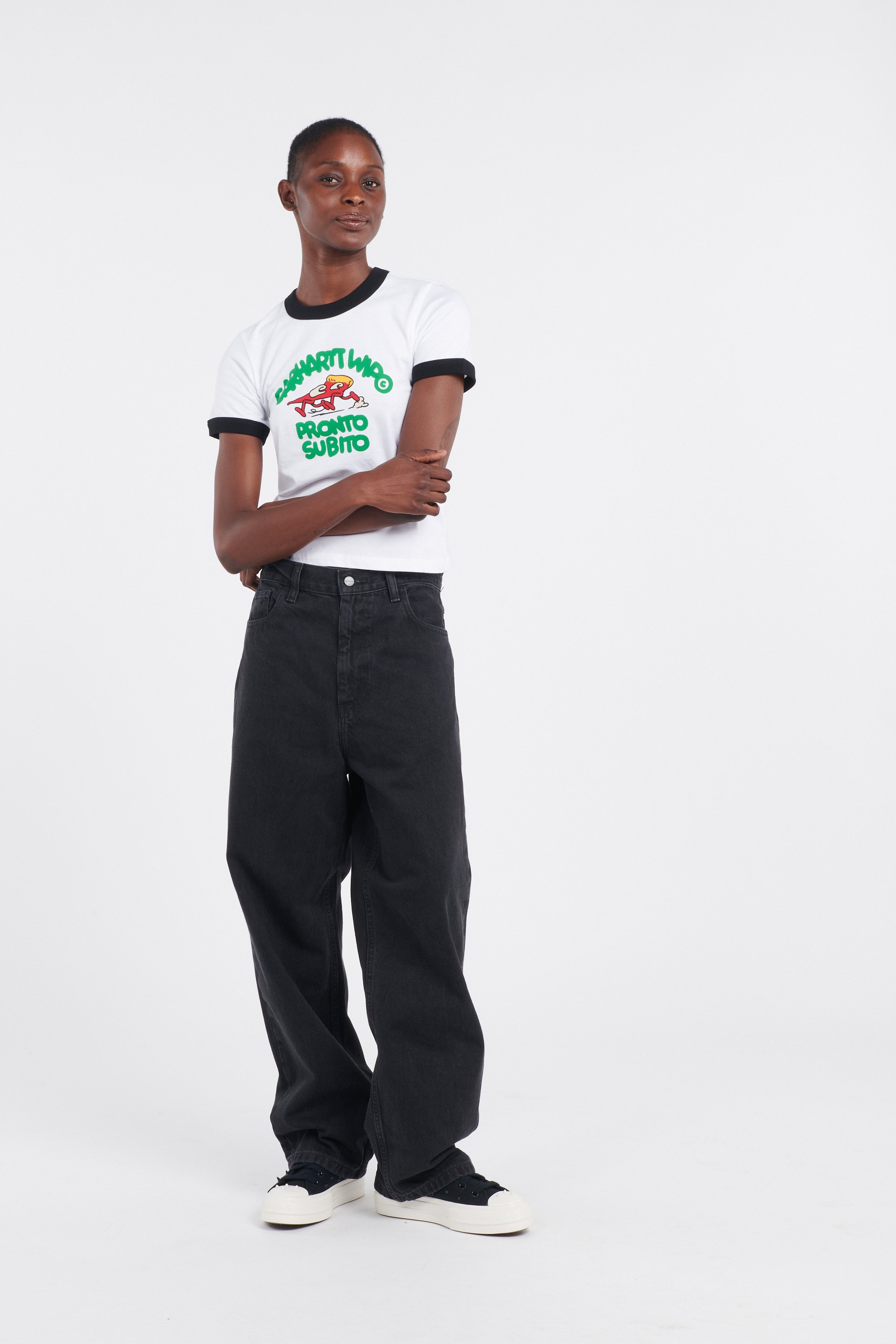Jean w' brandon pant CARHARTT WIP Noir