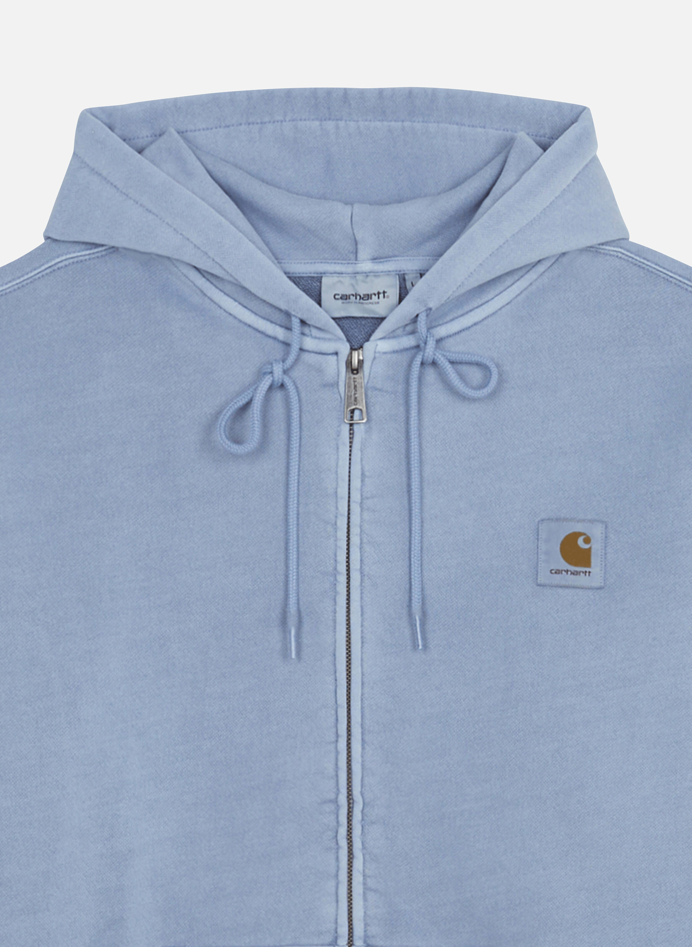 Hoodie zippé hooded nelson CARHARTT WIP Bleu
