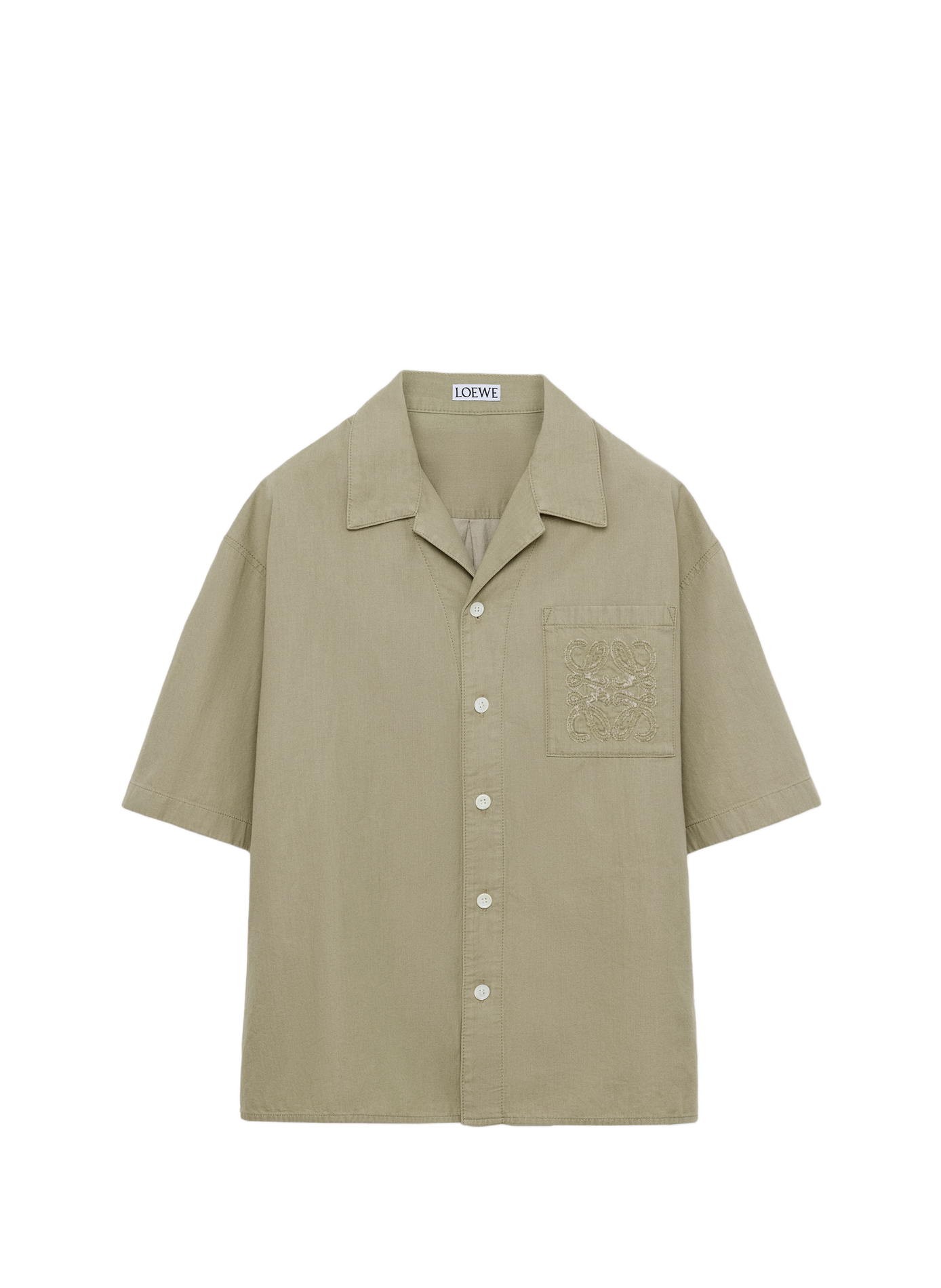 Recht shirt met Anagram-logo van katoen LOEWE Beige