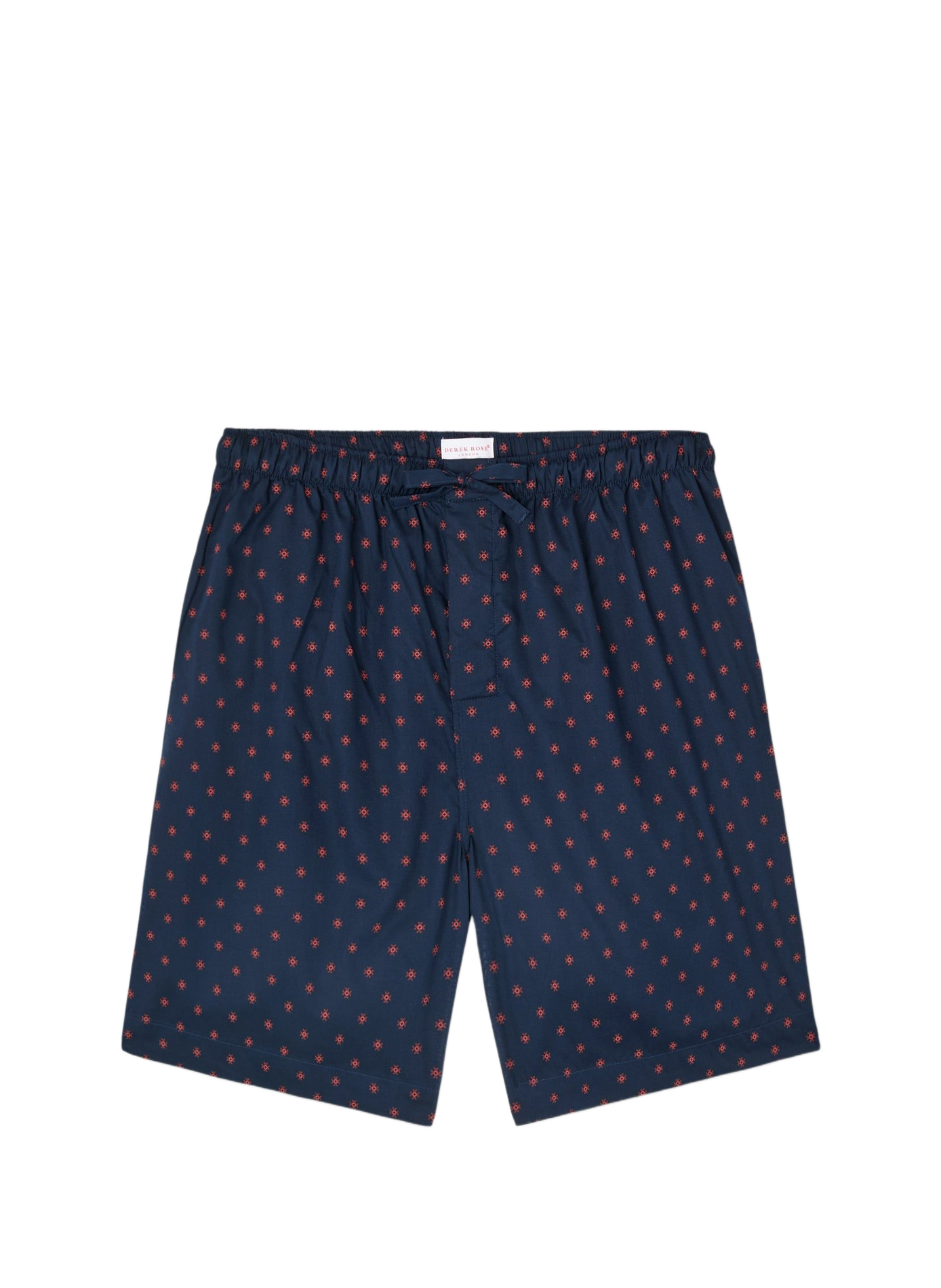 Nelson interior shorts with cotton pattern DEREK ROSE Blue