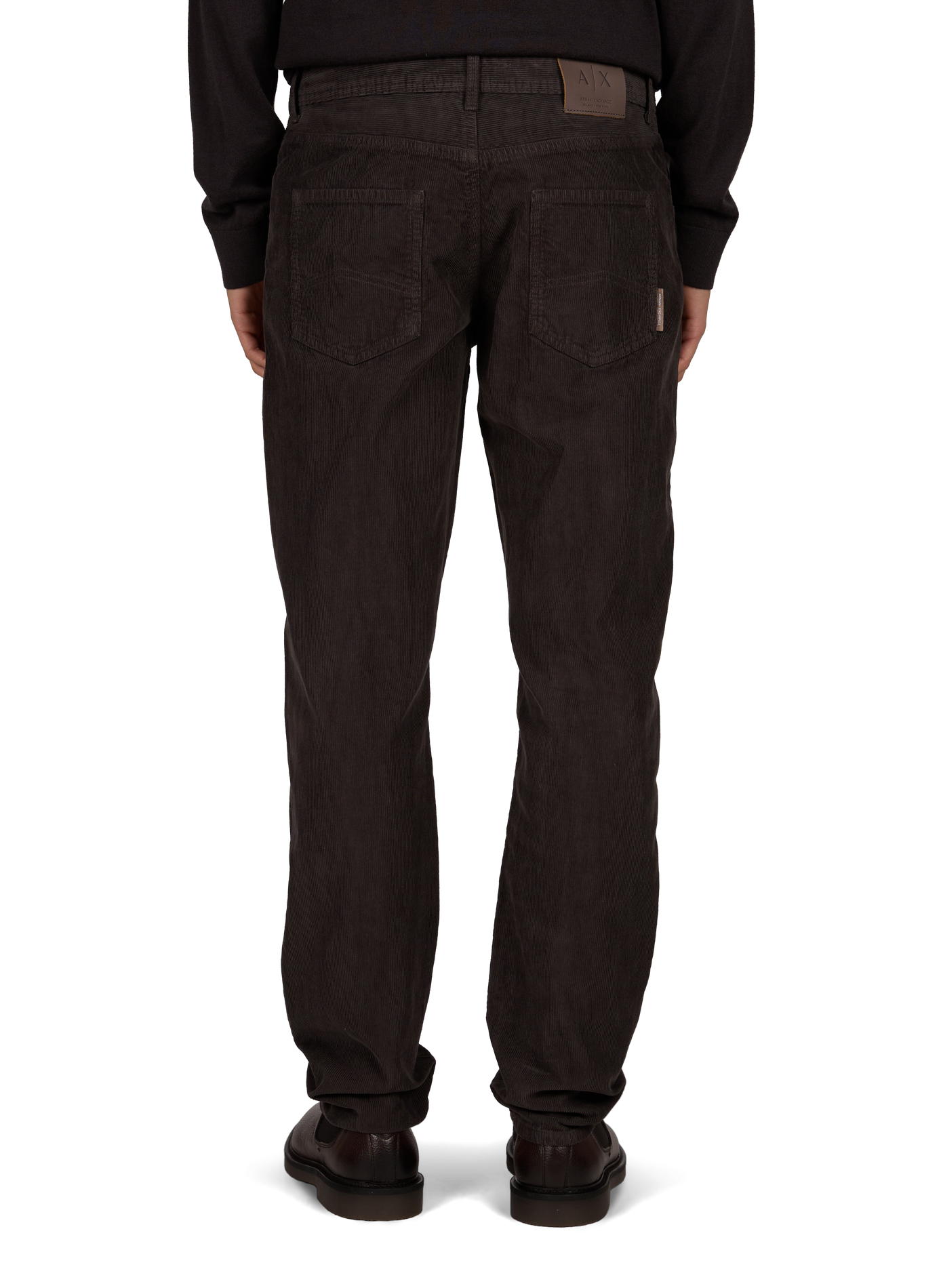 Rechte corduroy broek ARMANI EXCHANGE Bruin