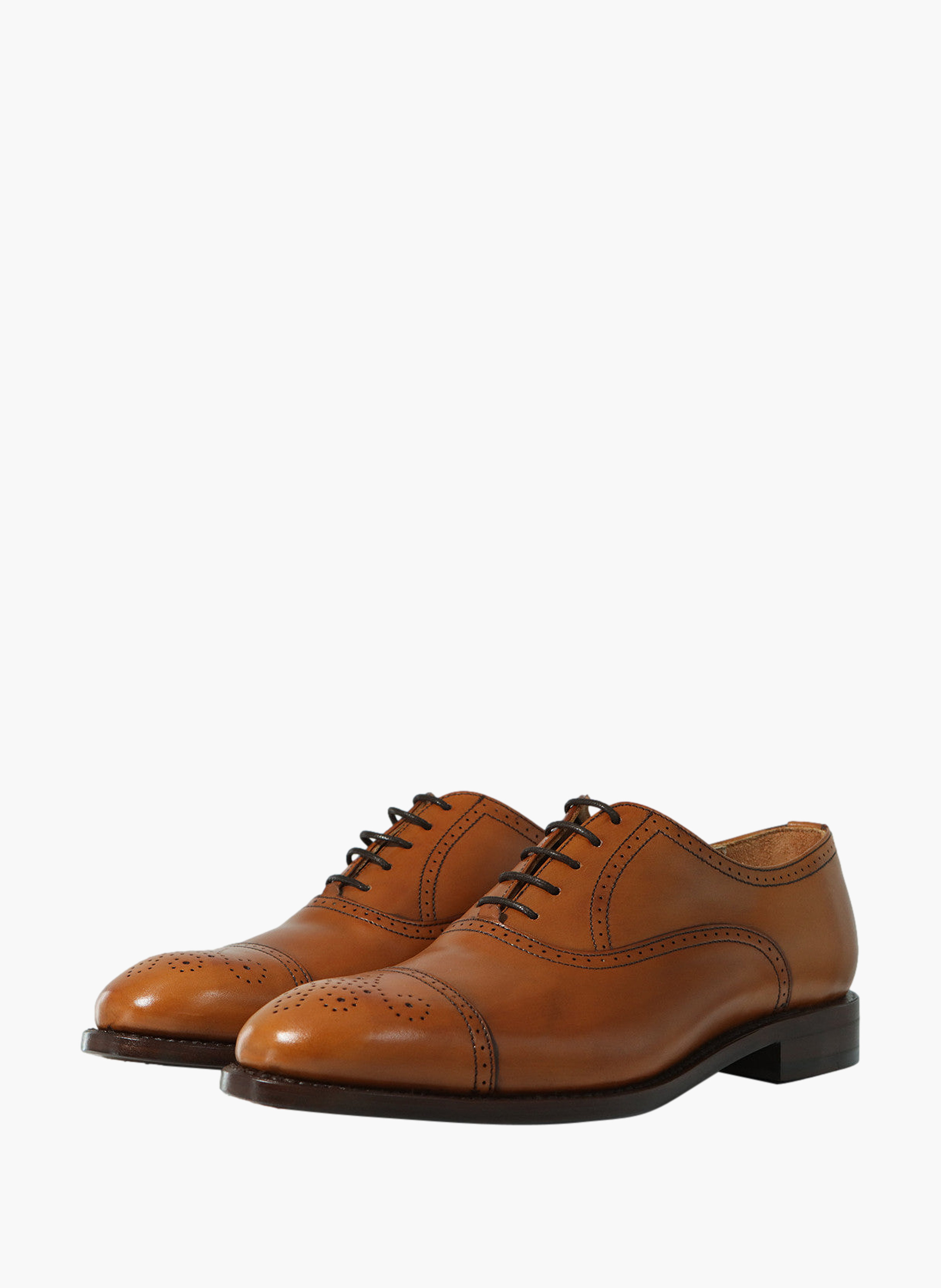 Richelieu cuir diplomat FINSBURY Marron