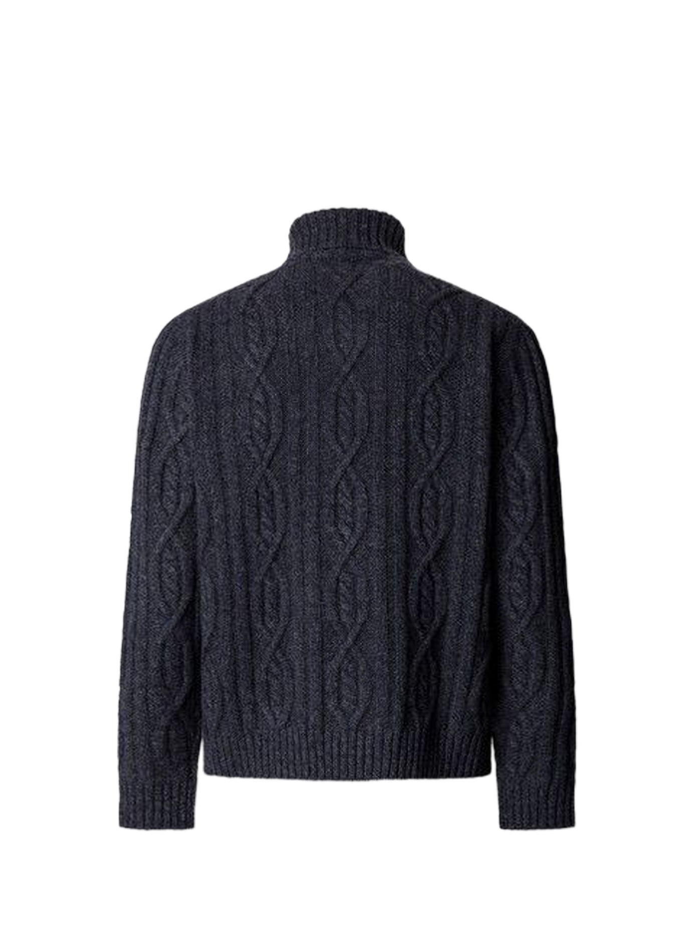 Wool high-neck jumper FACONNABLE Blue