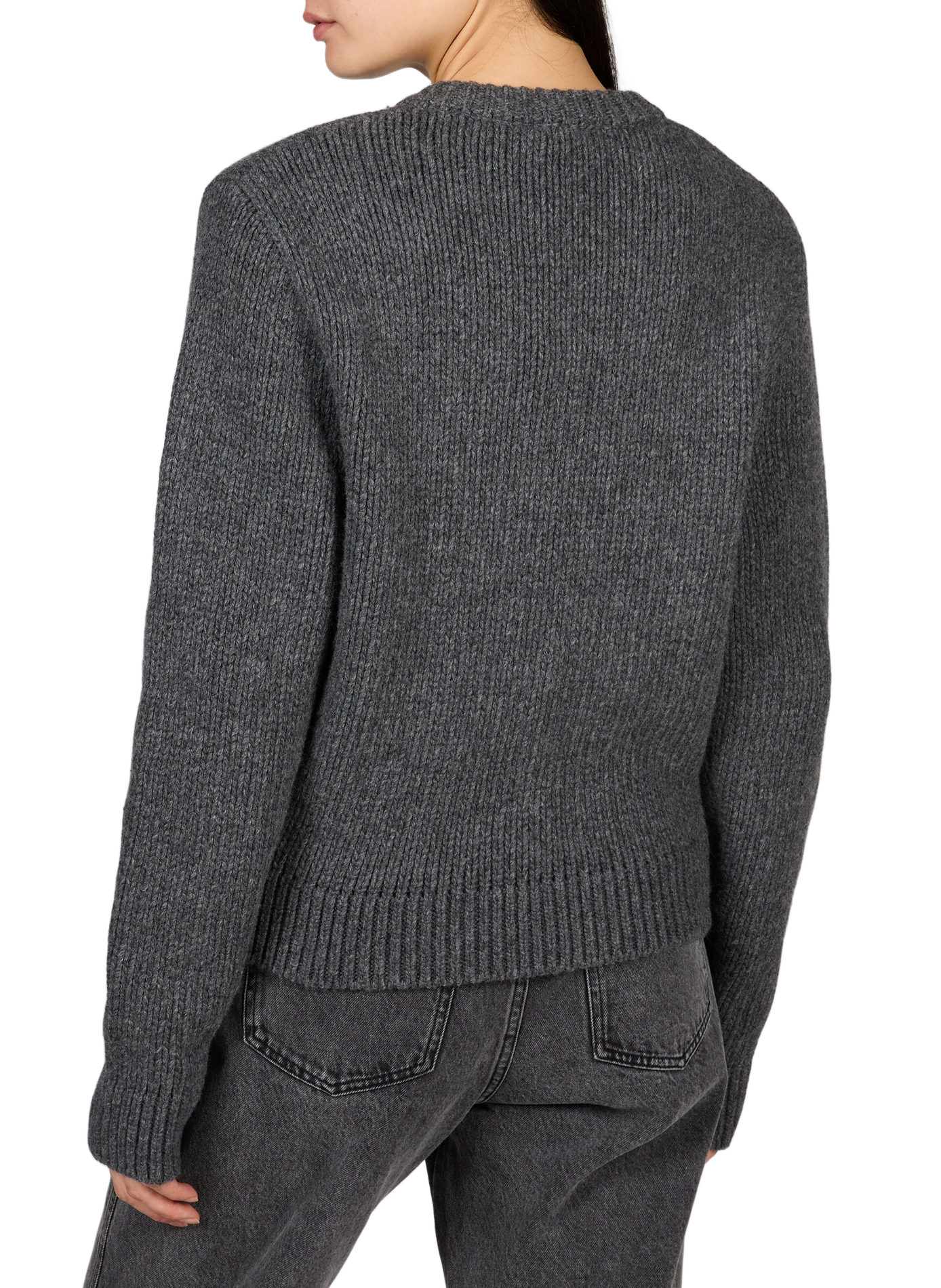 Straight wool jumper | Grey LE 17 SEPTEMBRE Women