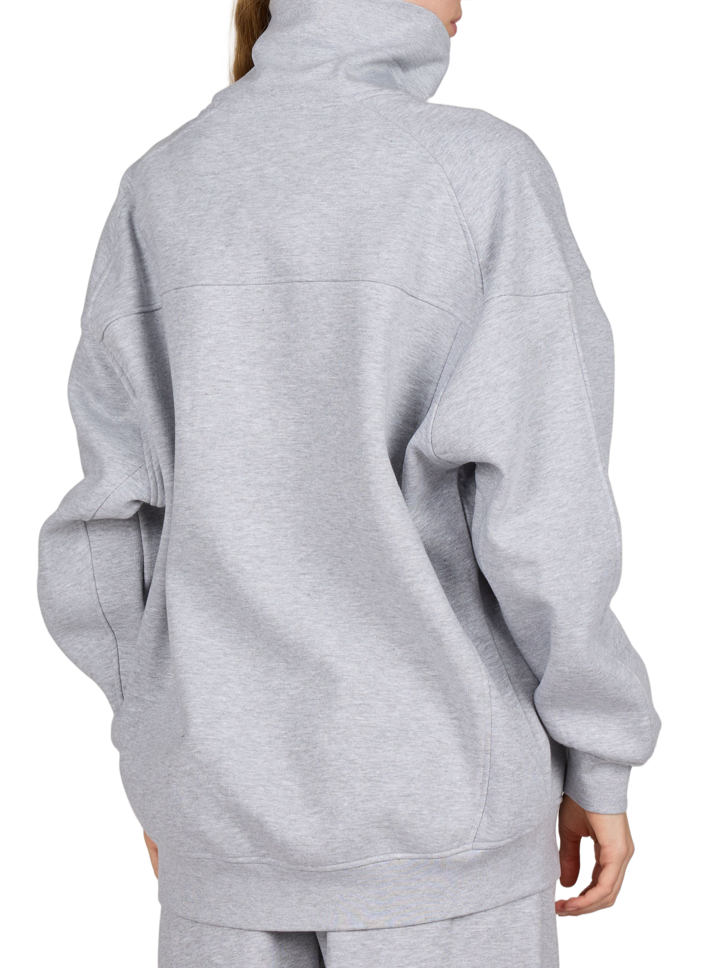 Loose-fit cotton-blend sweatshirt GERTRUDE Grey