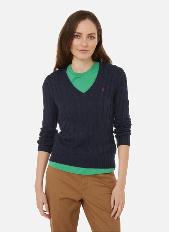 Pull maille best sale ralph lauren femme