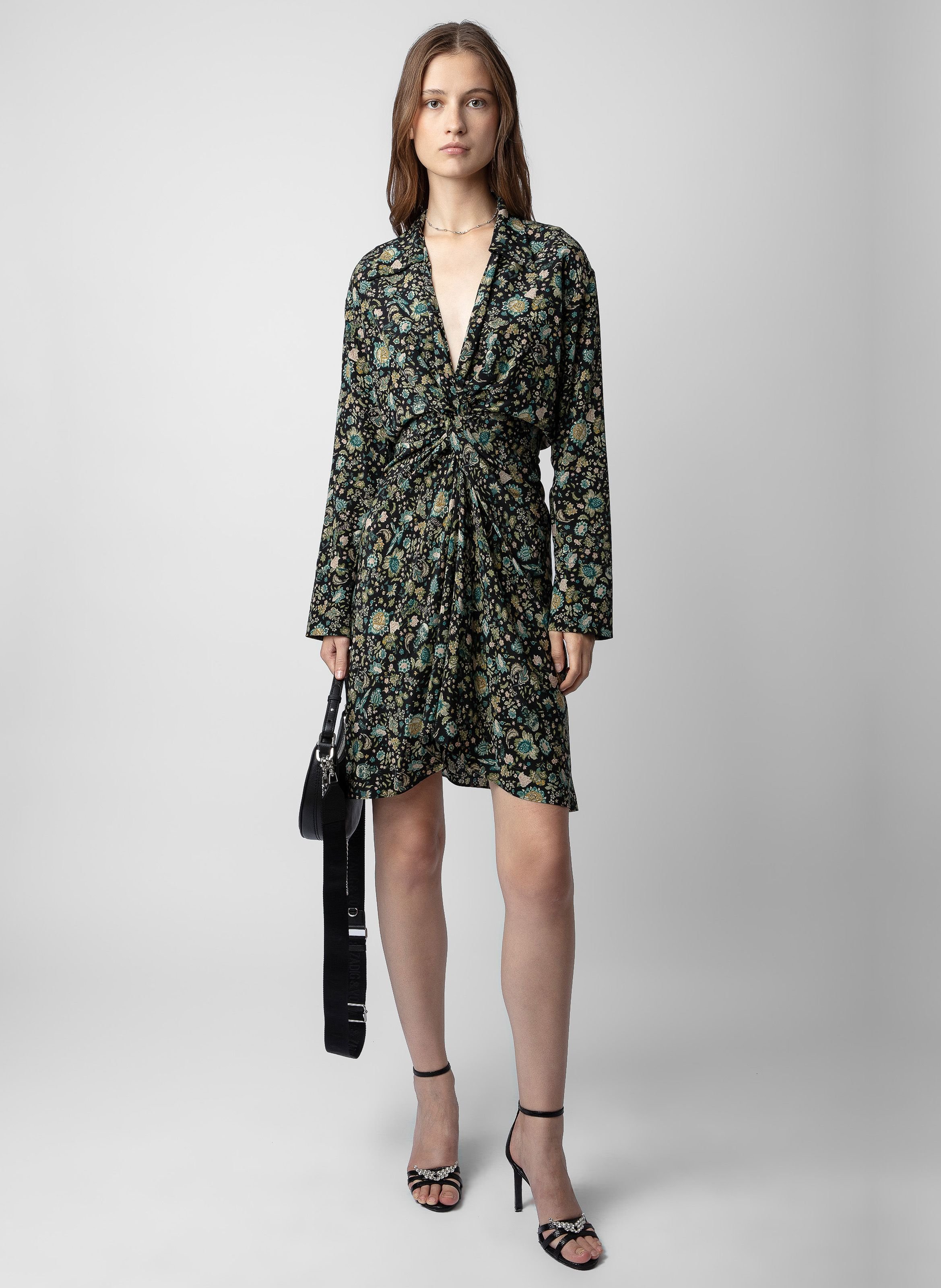 Chemise En Soie Noire Zadig & Voltaire Taille S - Occasion En Parfait état, Idéale Pour Une Tenue Chic