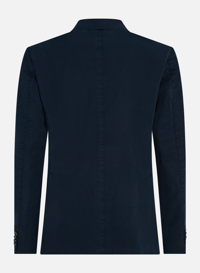 Straight-fit cotton and linen blazer TOMMY HILFIGER