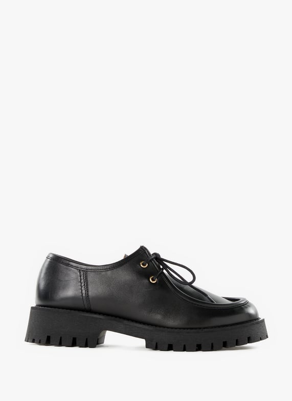 Derbies en cuir bella Noir Saison 1865 Femme