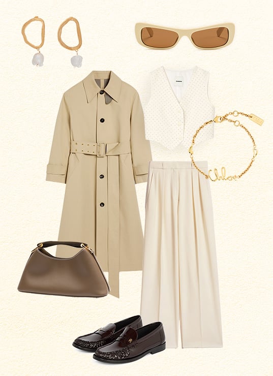 Look minimaliste chic gilet sans manches femme