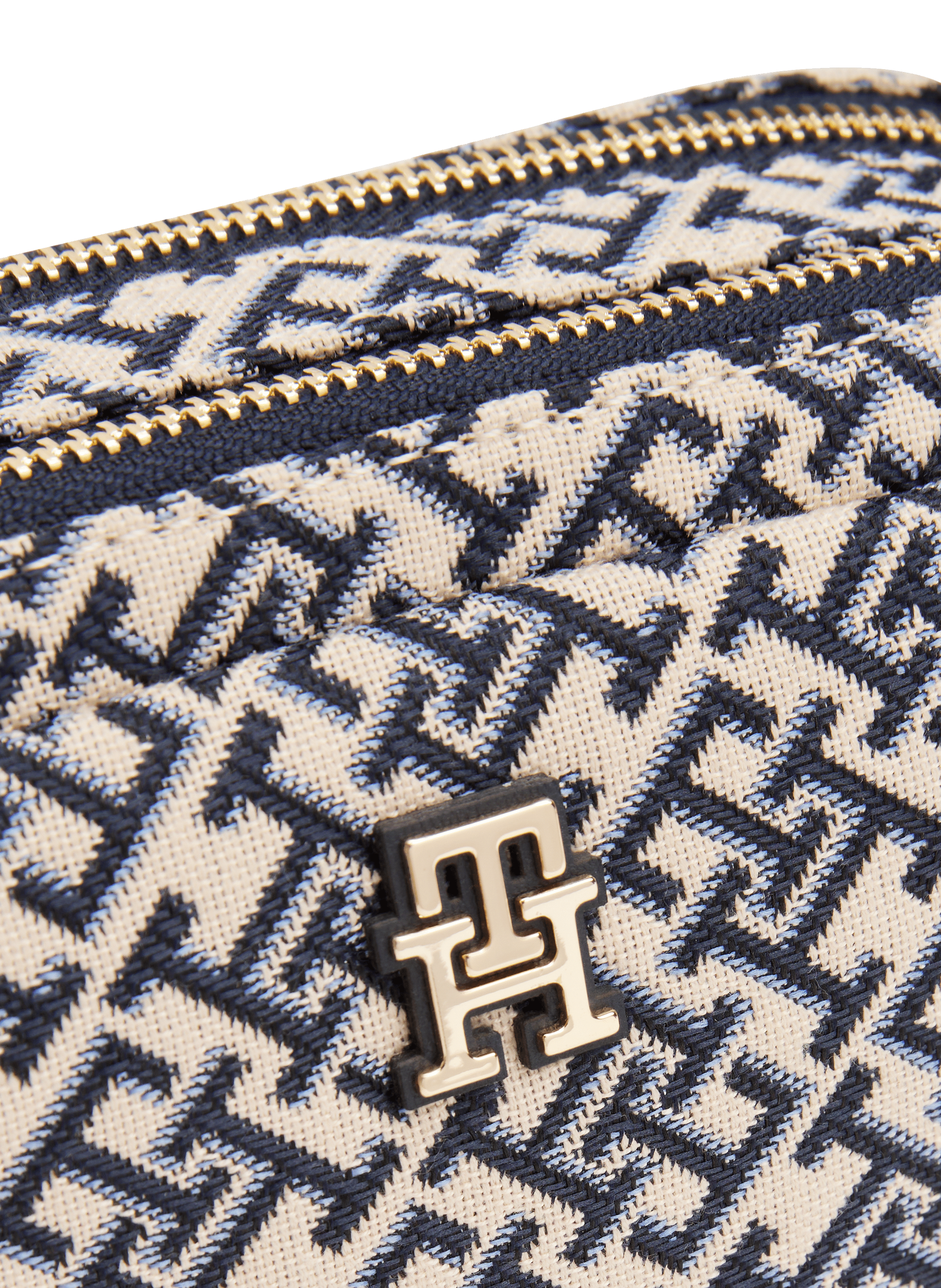 Sac à bandoulière jacquard monogrammé TOMMY HILFIGER Bleu