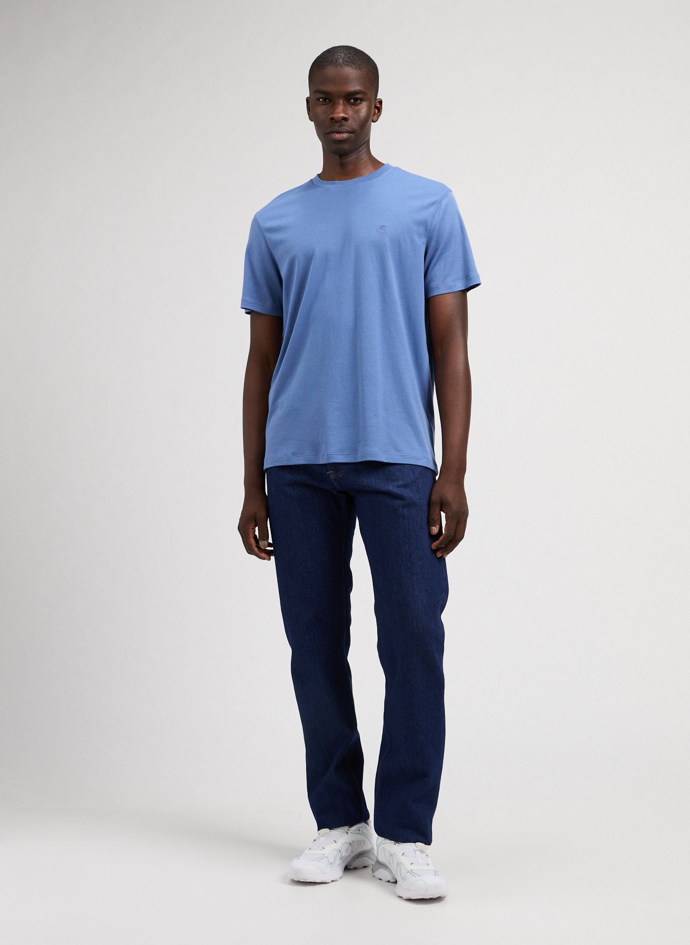 Straight cotton jeans CALVIN KLEIN Blue