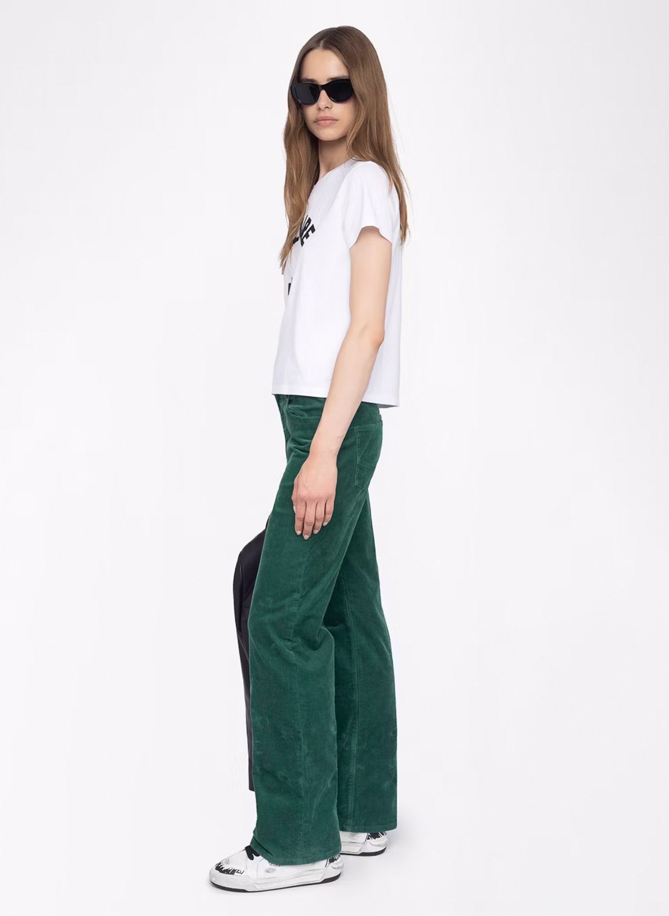 Tee-shirt manches courtes brodé alys ZADIG&VOLTAIRE Blanc