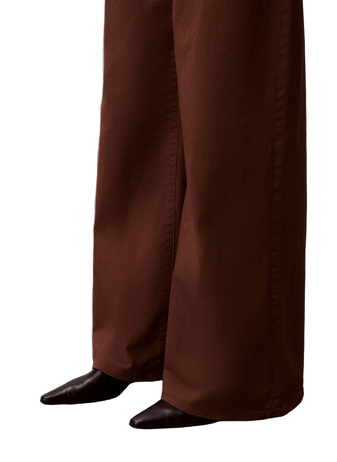 Wide cotton jeans  CALVIN KLEIN Brown